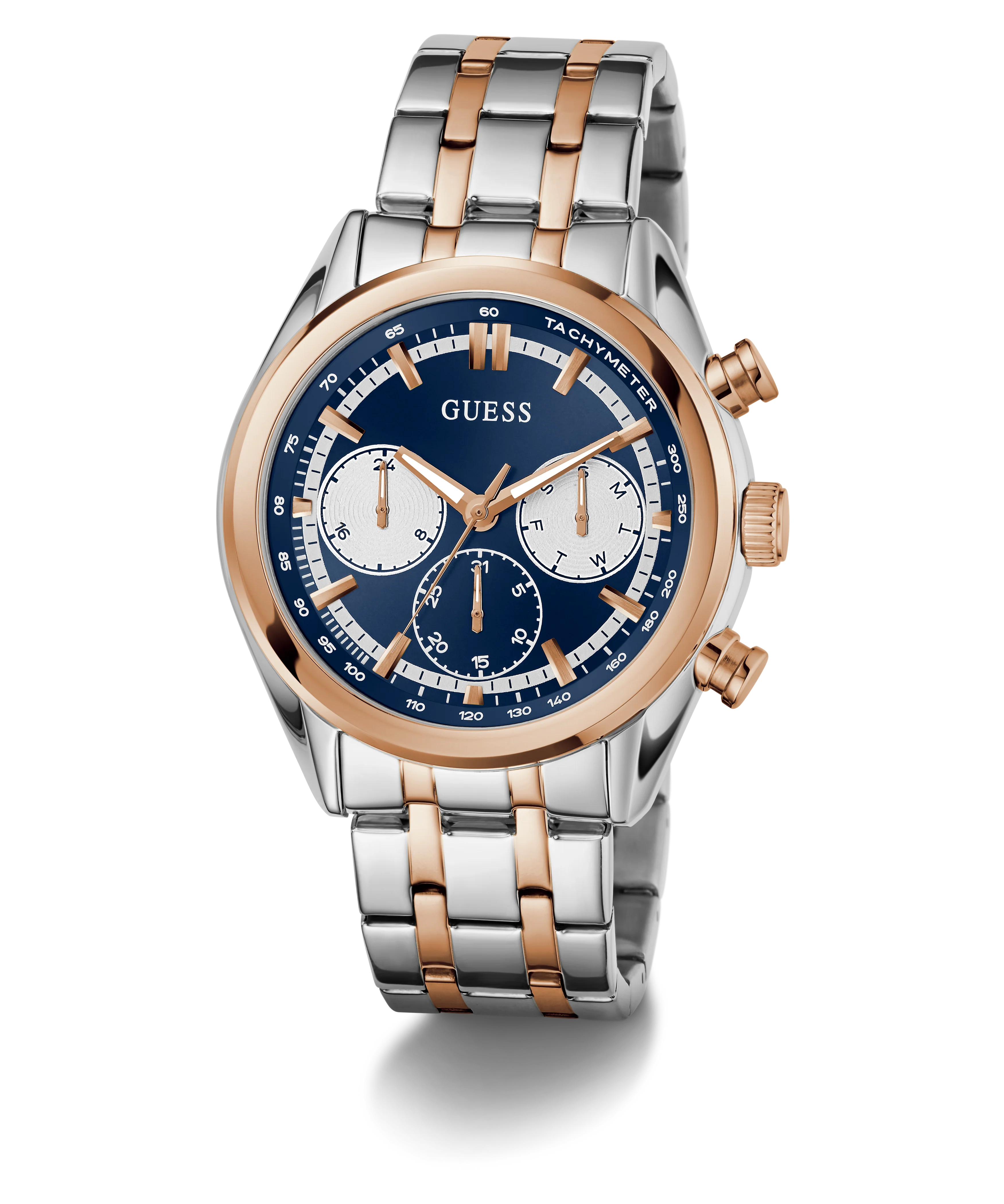 GUESS Mens 2-Tone Multi-function Watch