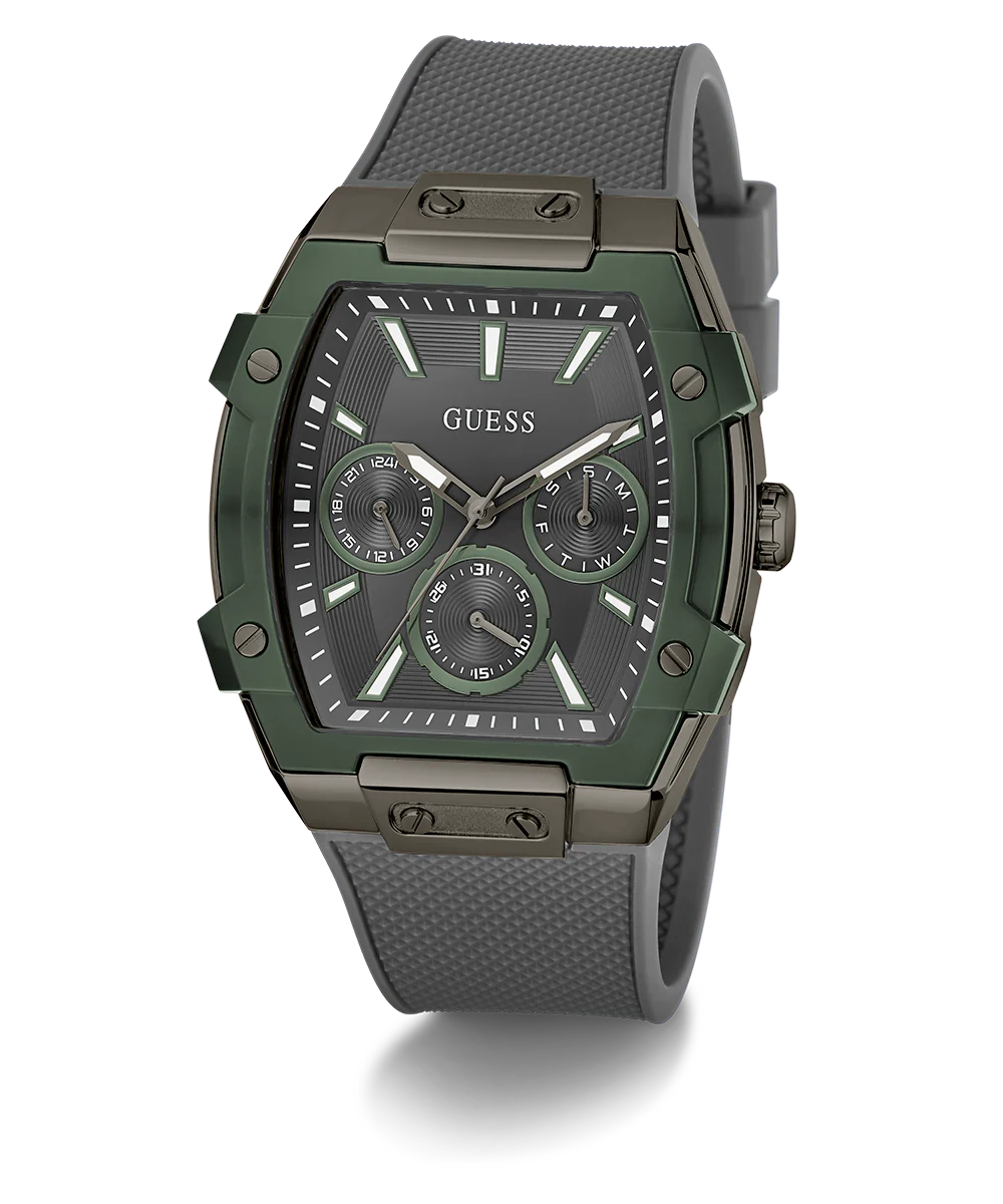 GUESS Mens Grey Gunmetal Multi-function Watch