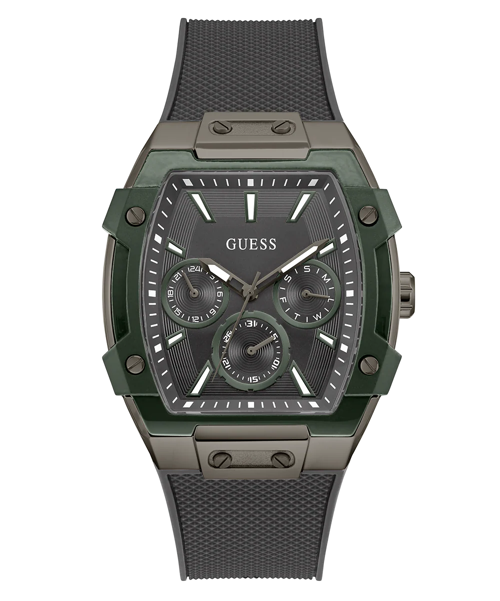 GUESS Mens Grey Gunmetal Multi-function Watch