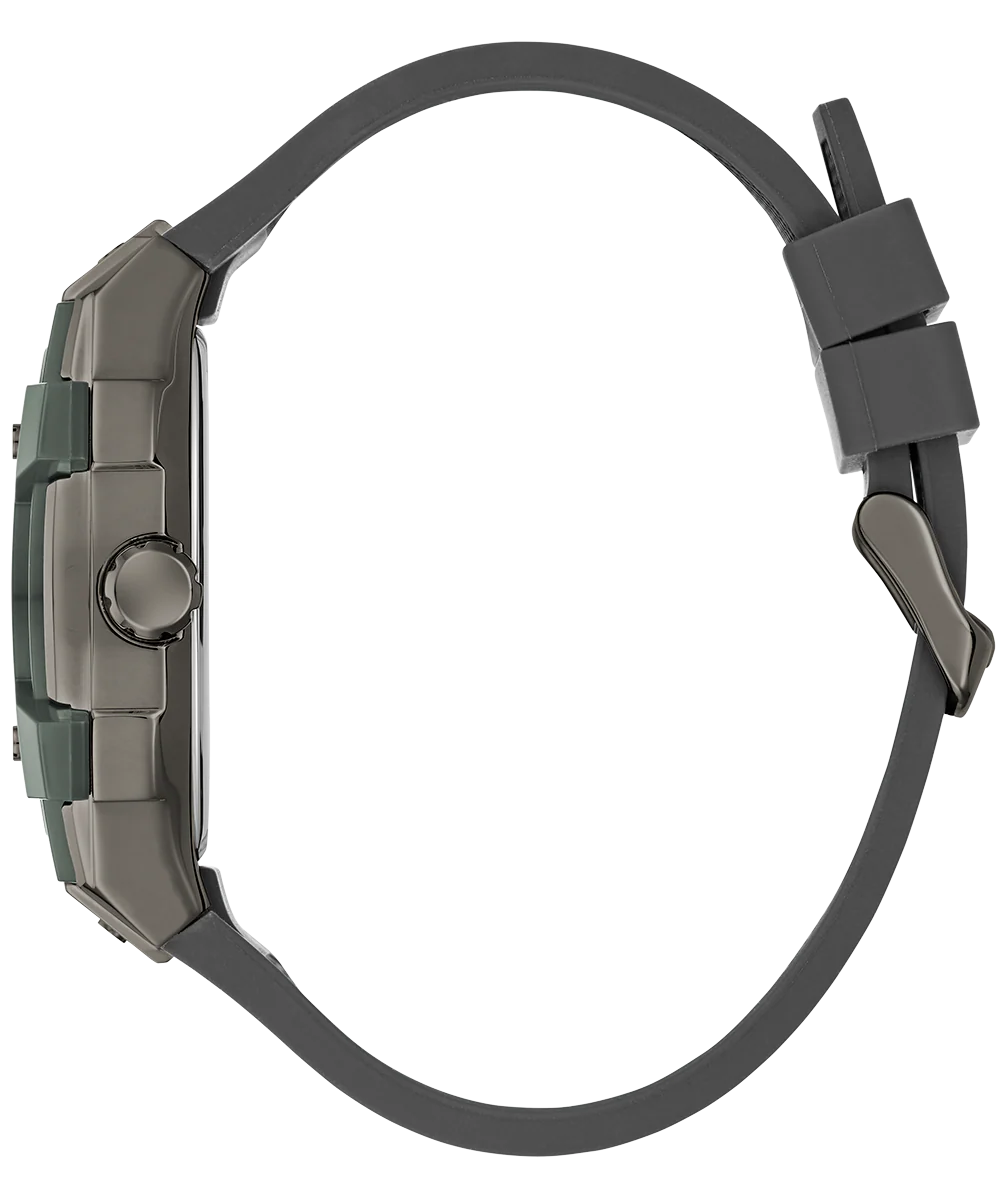 GUESS Mens Grey Gunmetal Multi-function Watch