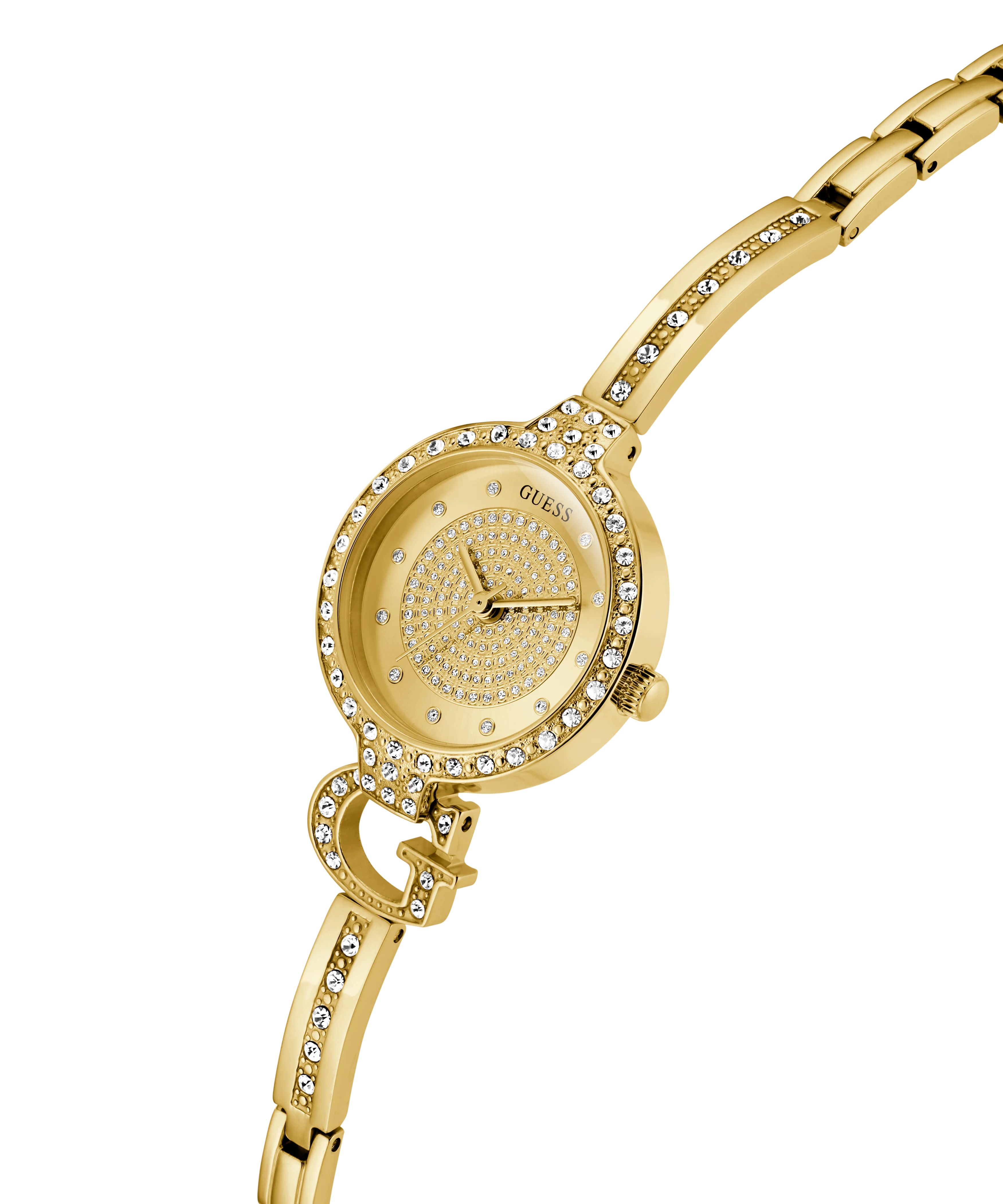 GUESS Ladies Giselle Gold Tone Analog Watch