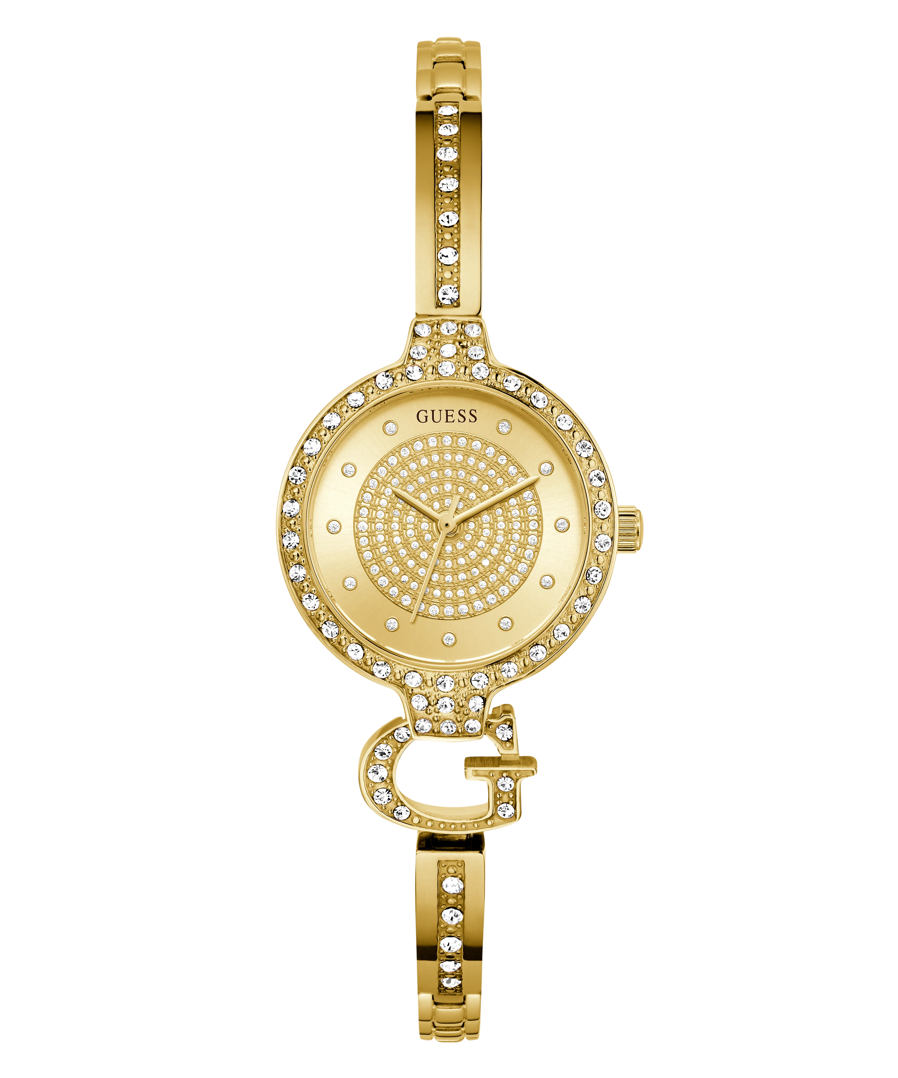 GUESS Ladies Giselle Gold Tone Analog Watch