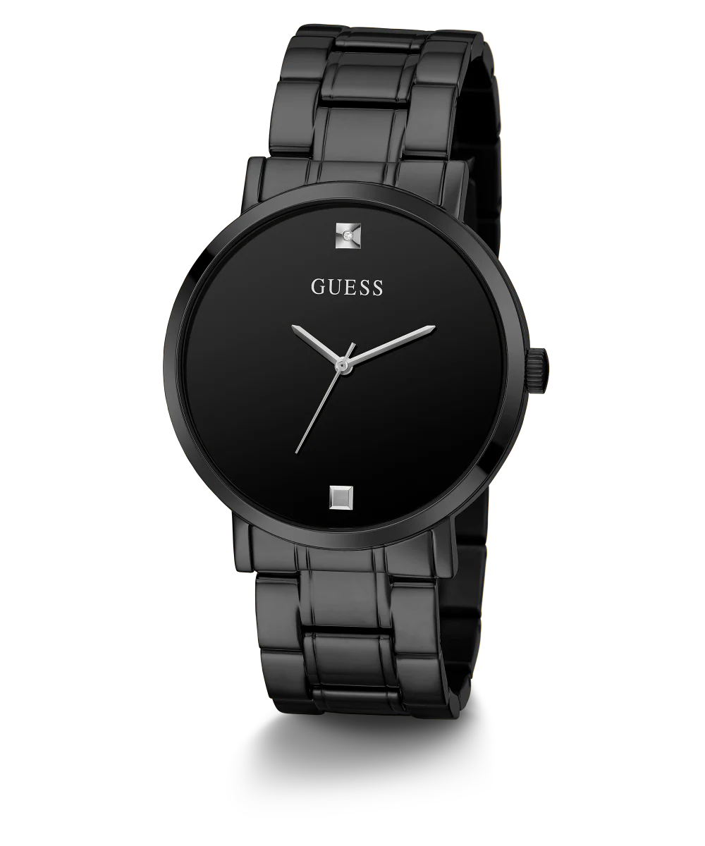 GUESS Mens Black Analog Watch