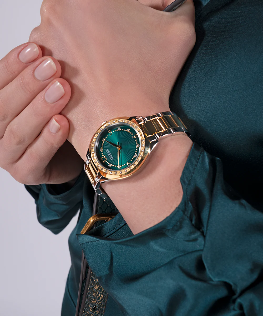 GUESS Ladies 2-Tone Analog Watch