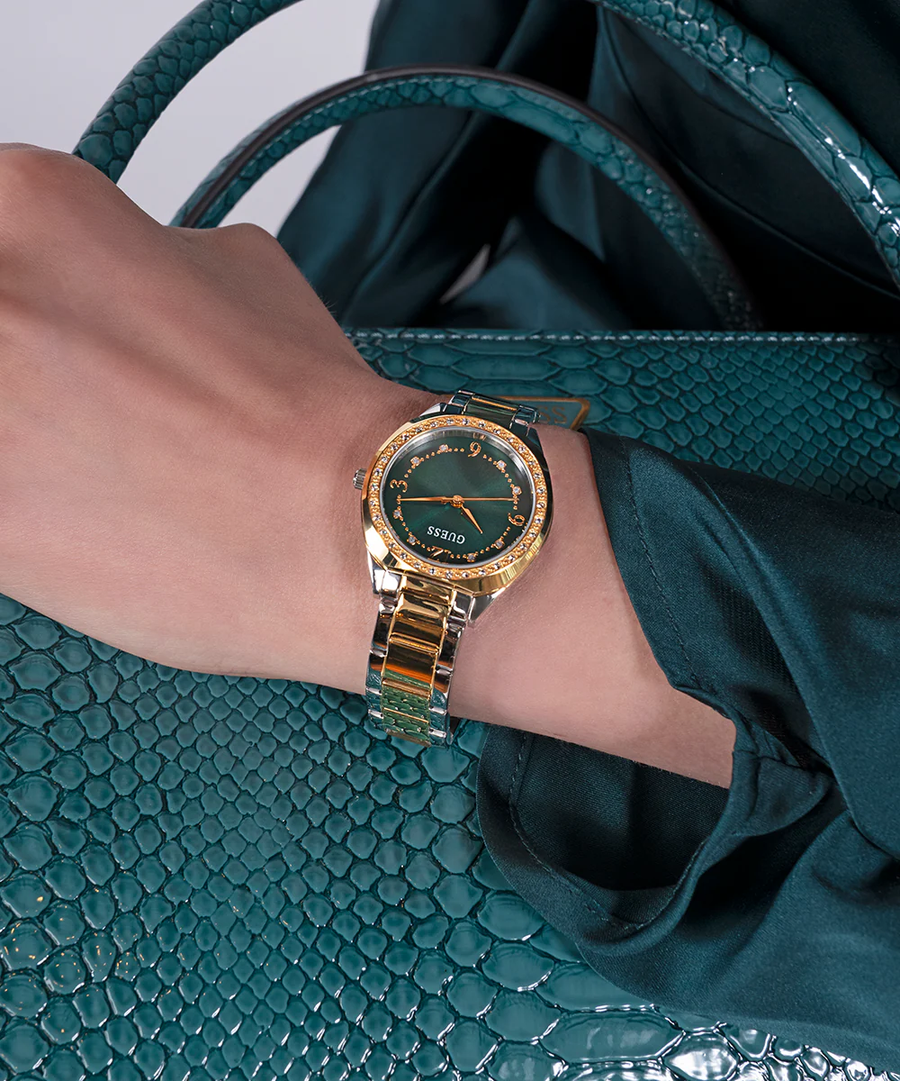 GUESS Ladies 2-Tone Analog Watch