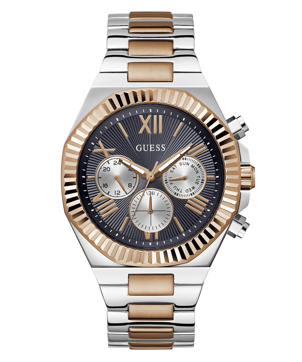 GUESS Equity Mens 2-Tone Multi-function Watch