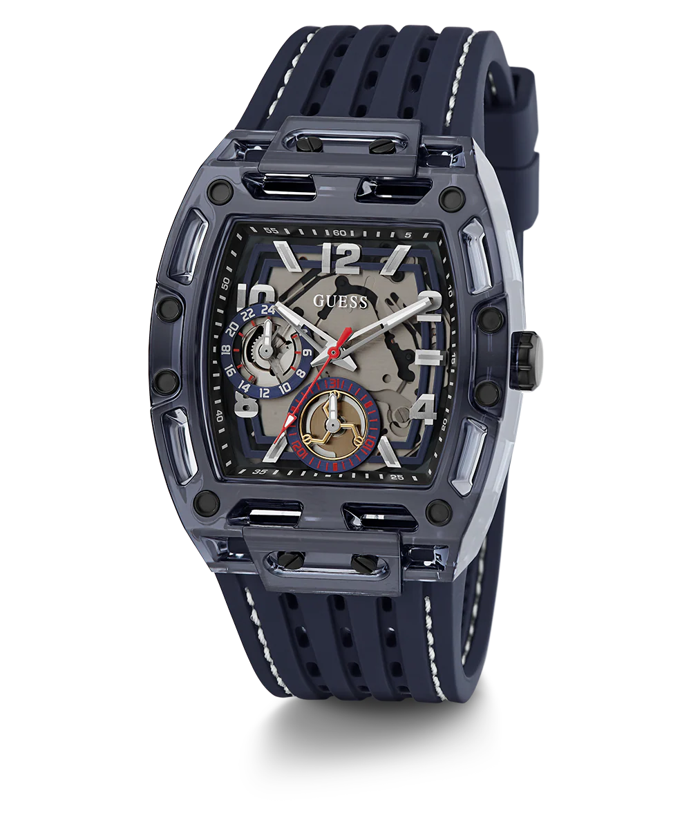 GUESS Mens Blue Navy Multi-function Watch