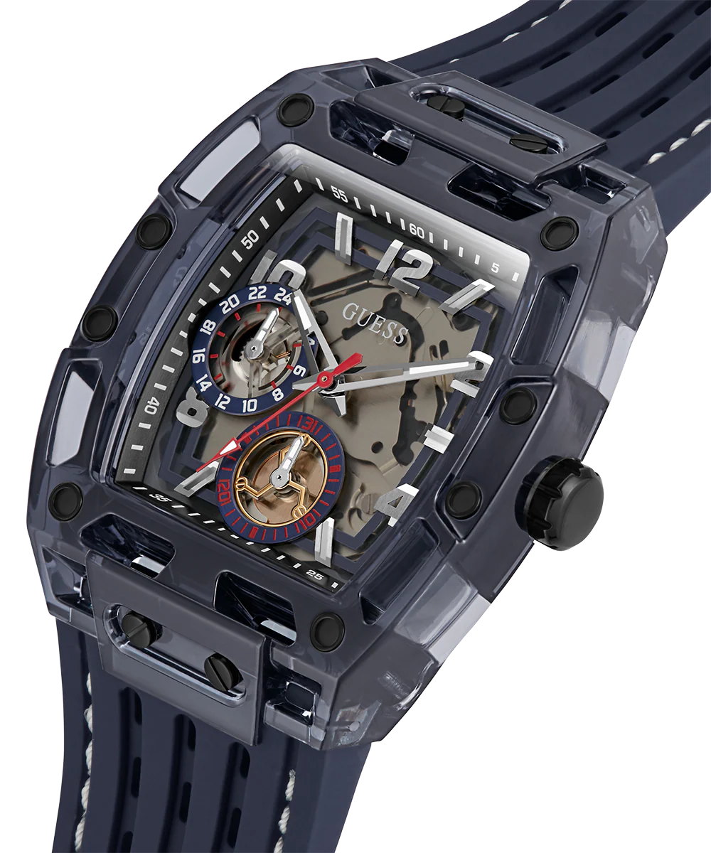 GUESS Mens Blue Navy Multi-function Watch