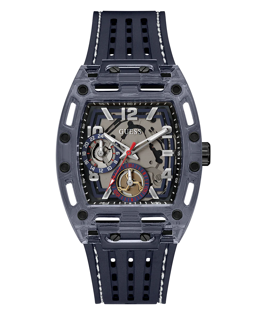 GUESS Mens Blue Navy Multi-function Watch