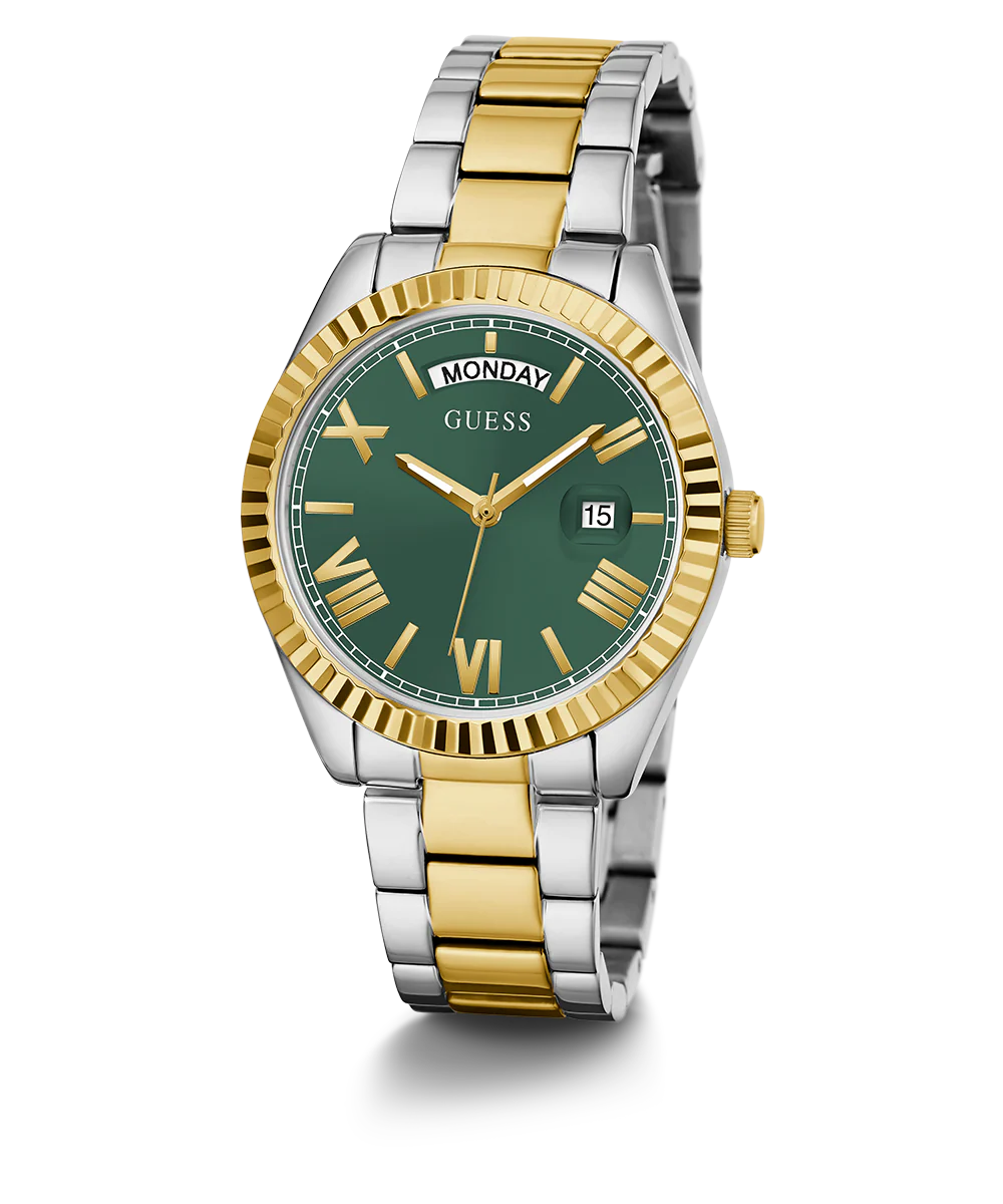 GUESS Ladies 2-Tone Day/Date Watch