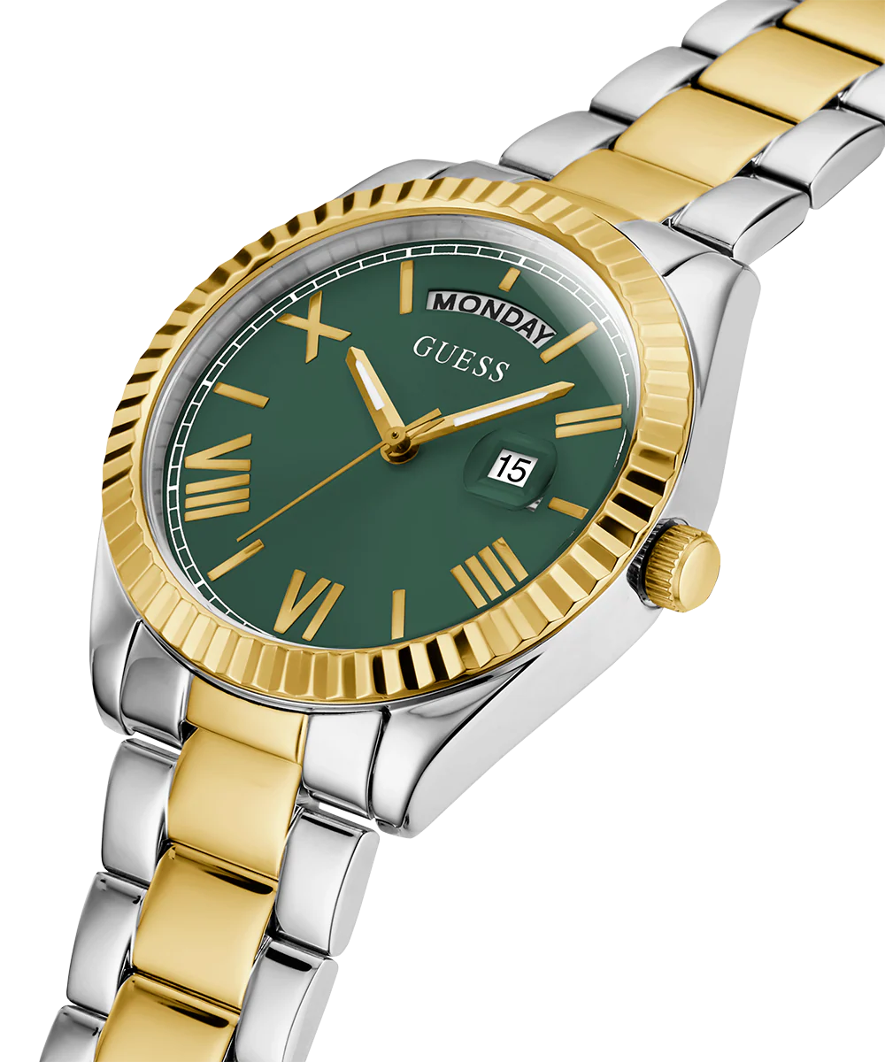 GUESS Ladies 2-Tone Day/Date Watch
