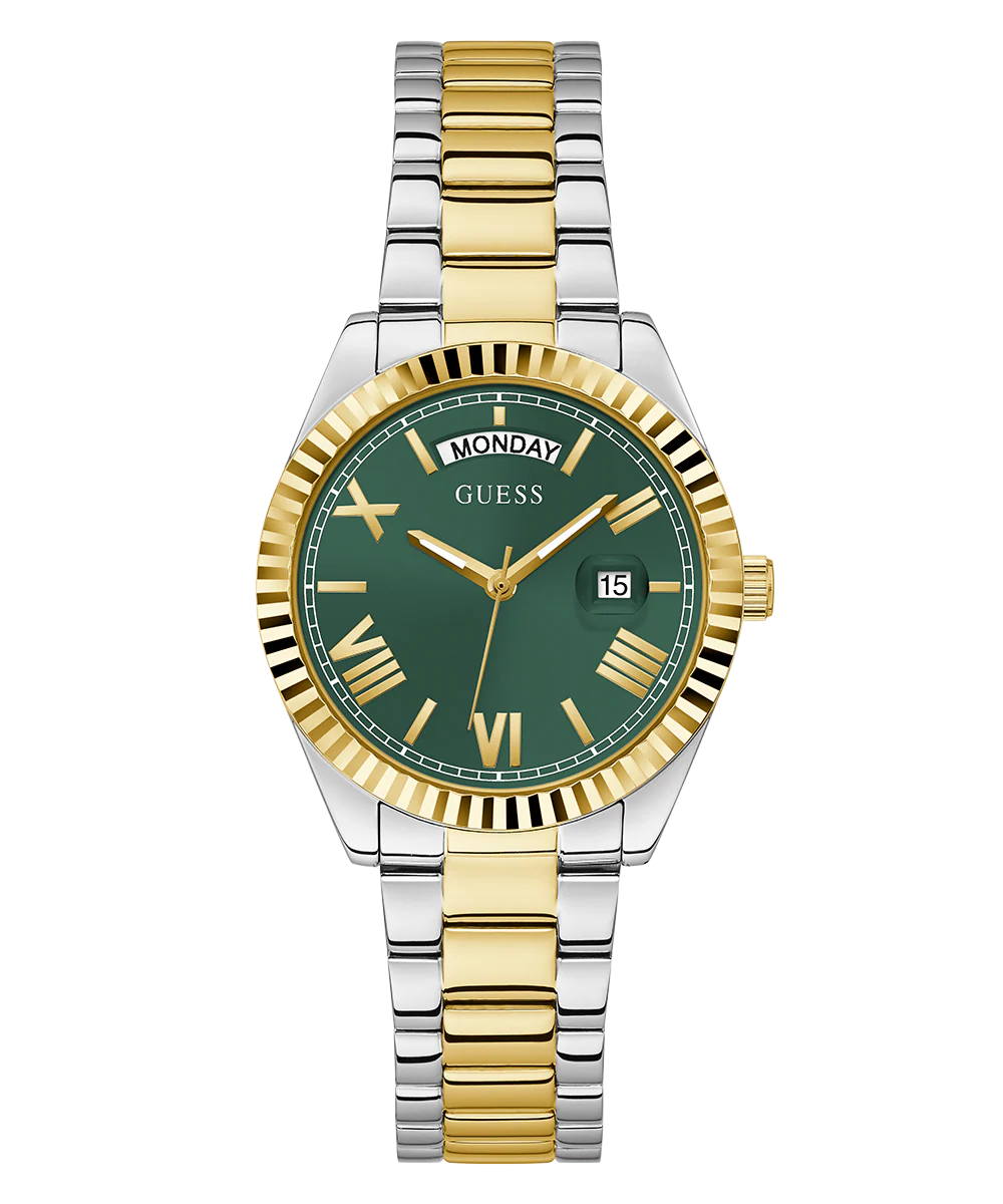 GUESS Ladies 2-Tone Day/Date Watch