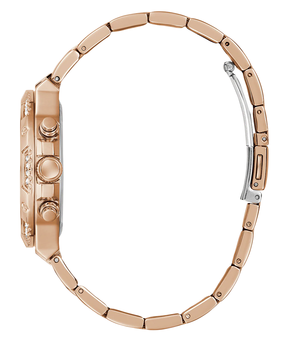 GUESS Ladies Rose Gold Tone Multi-function Watch