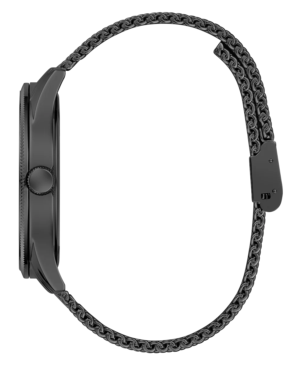 GUESS Mens Black Analog Watch