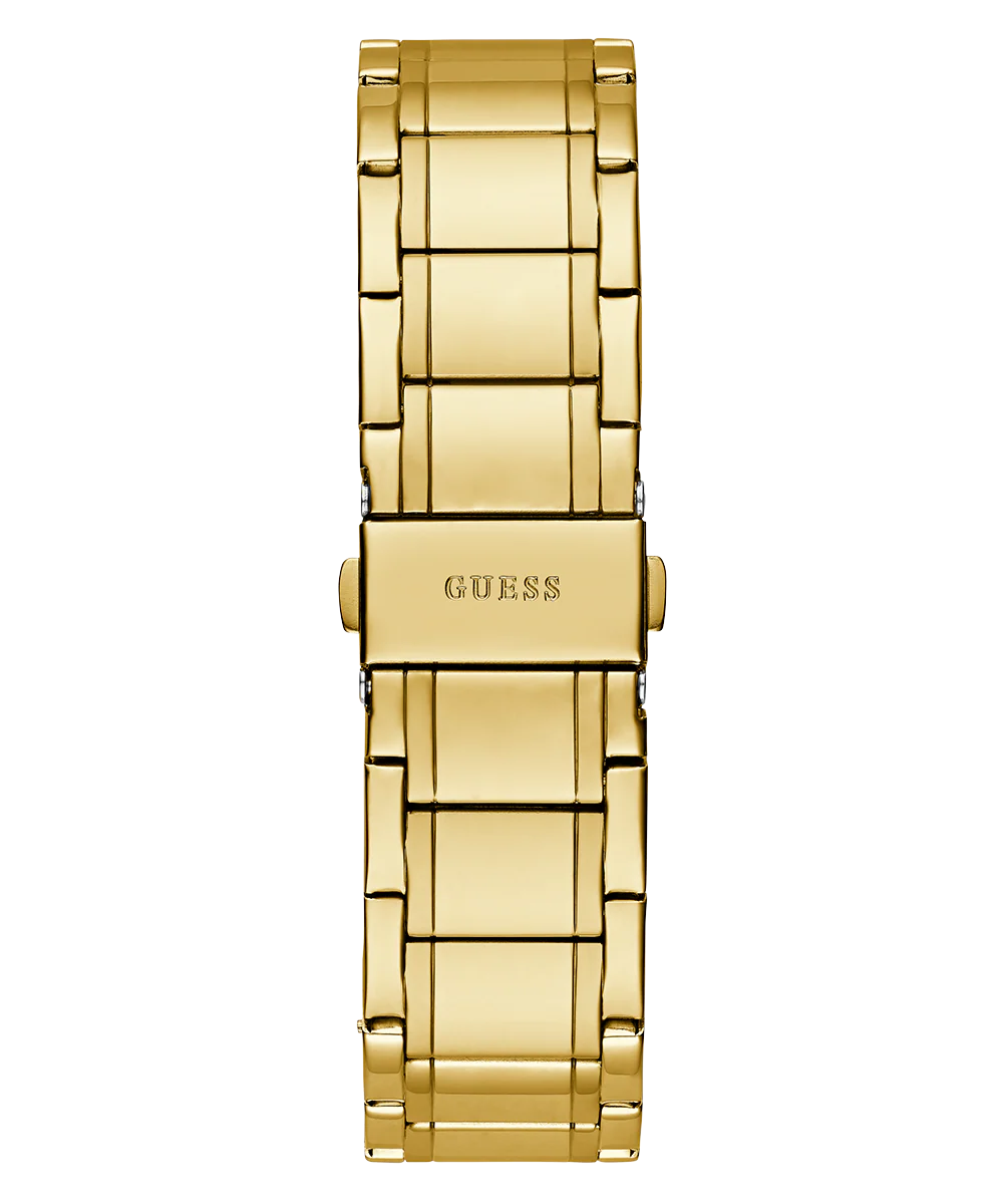 GUESS Mens Gold Tone Analog Watch