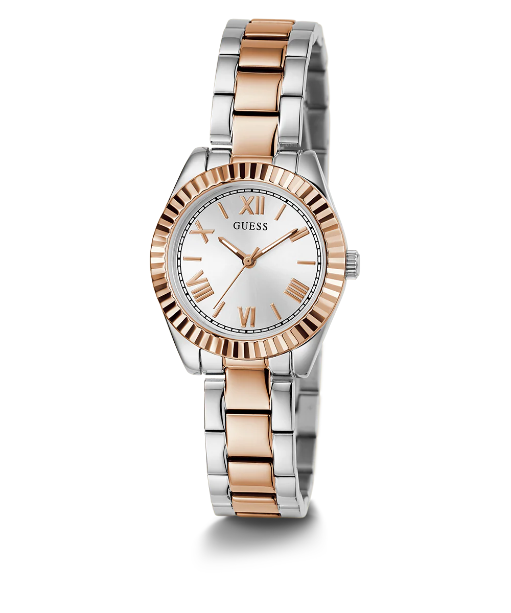 GUESS Mini Luna Ladies 2-Tone Analog Watch