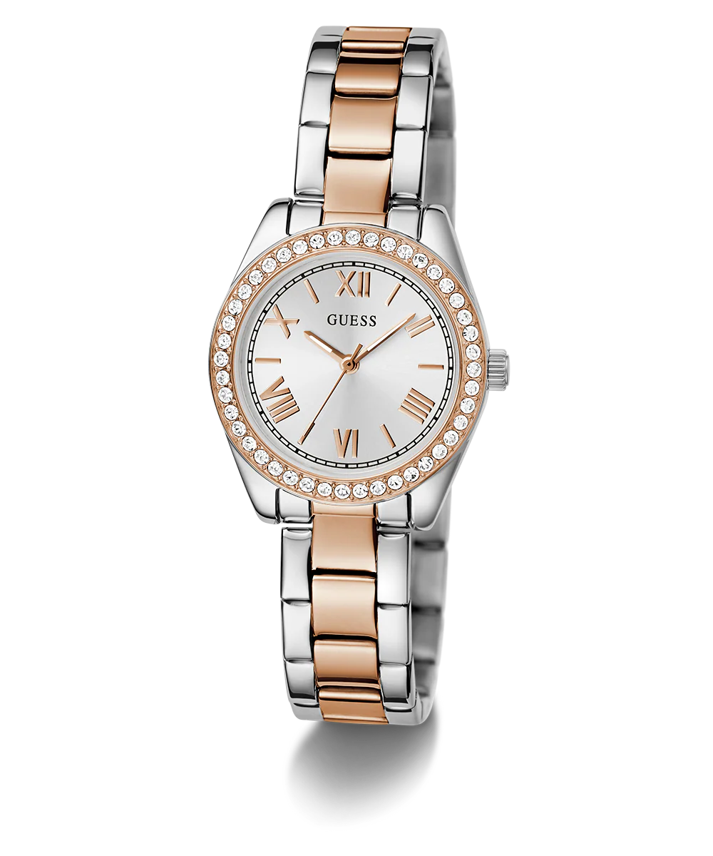 GUESS Mini Luna Ladies 2-Tone Analog Watch