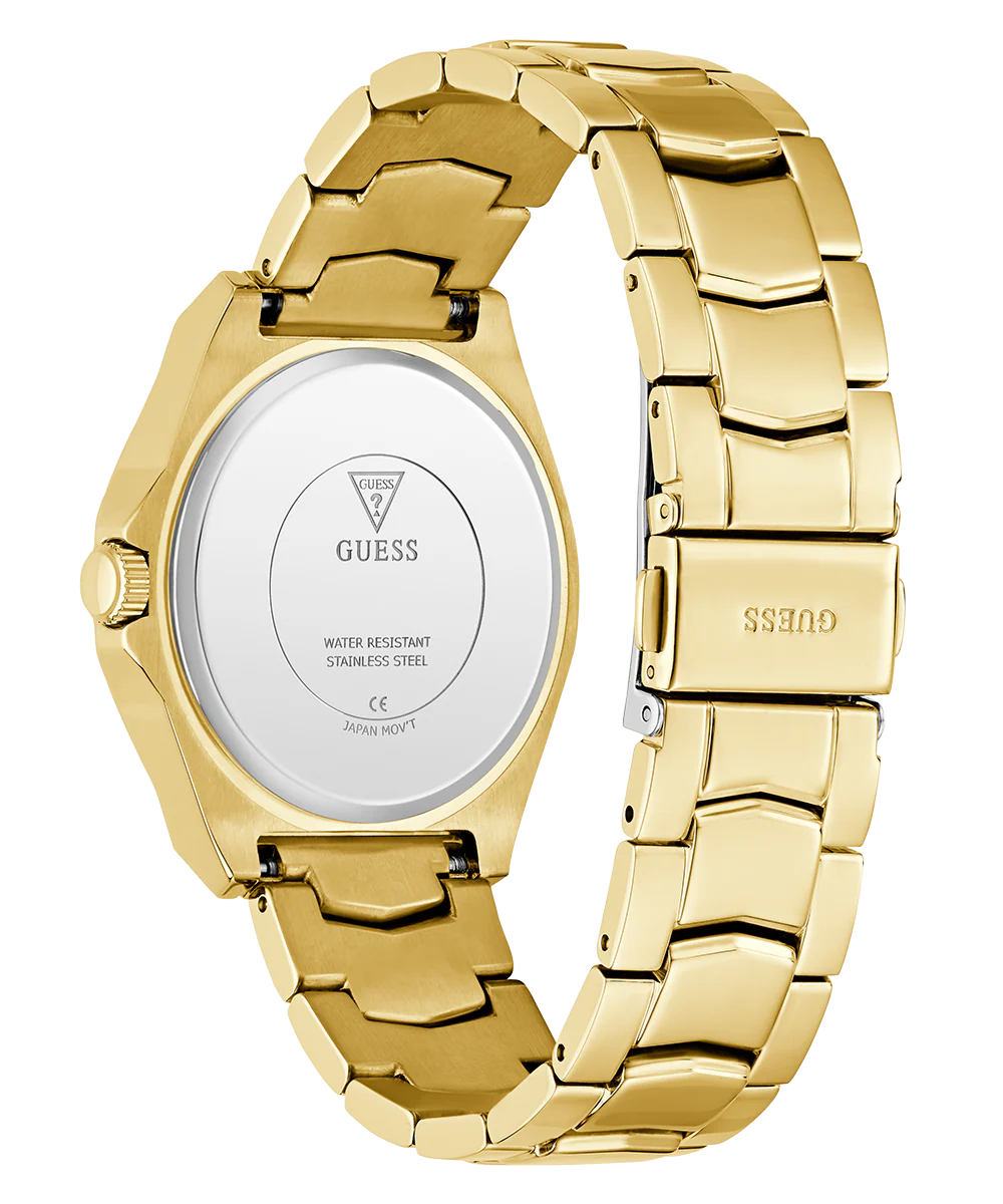 GUESS Ladies Gold Tone Multi-function Watch