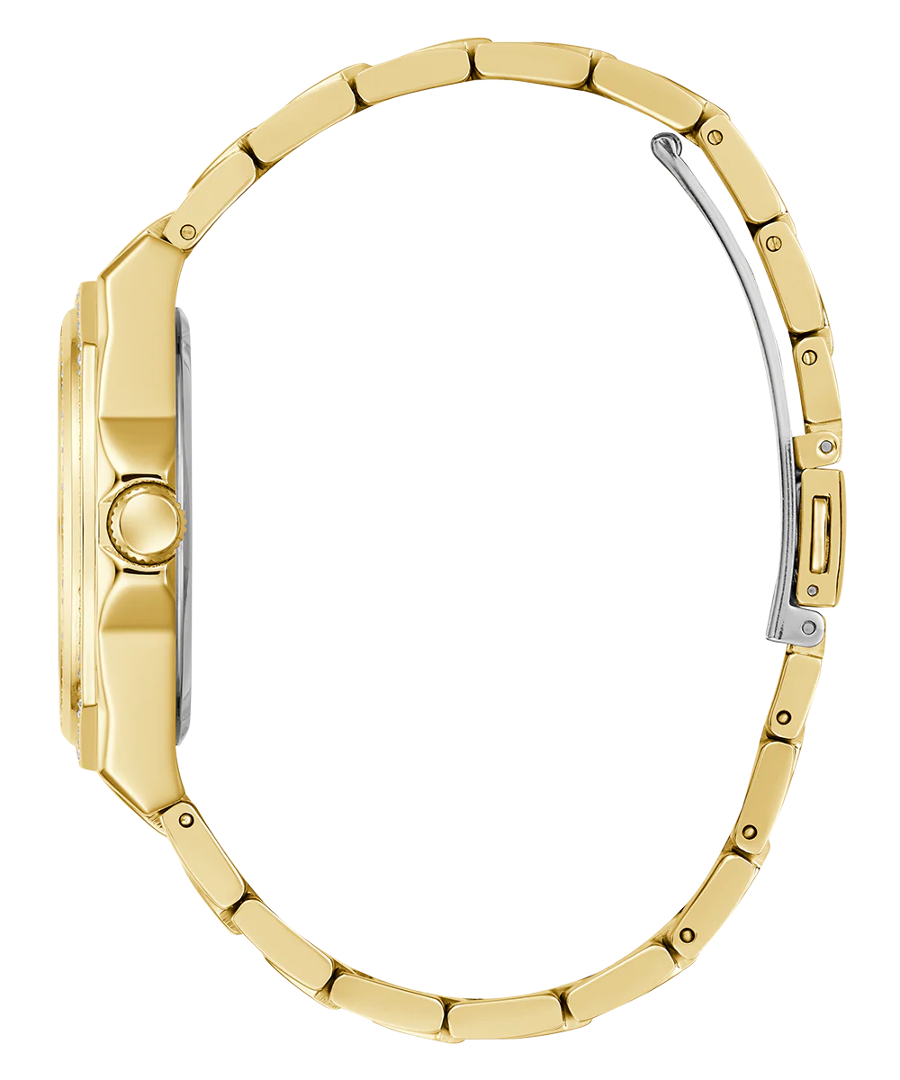 GUESS Ladies Gold Tone Multi-function Watch