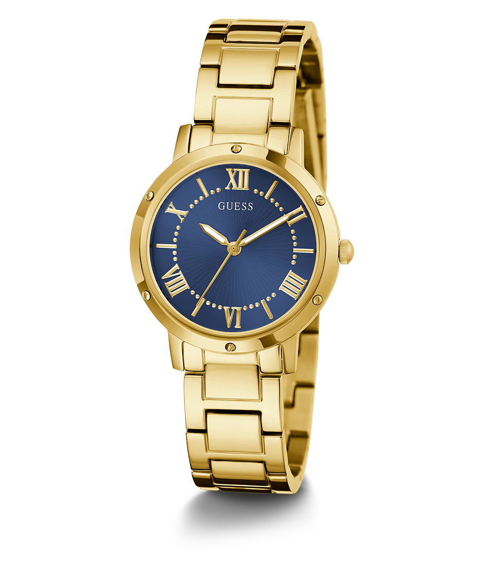 GUESS Ladies Gold Tone Analog Watch