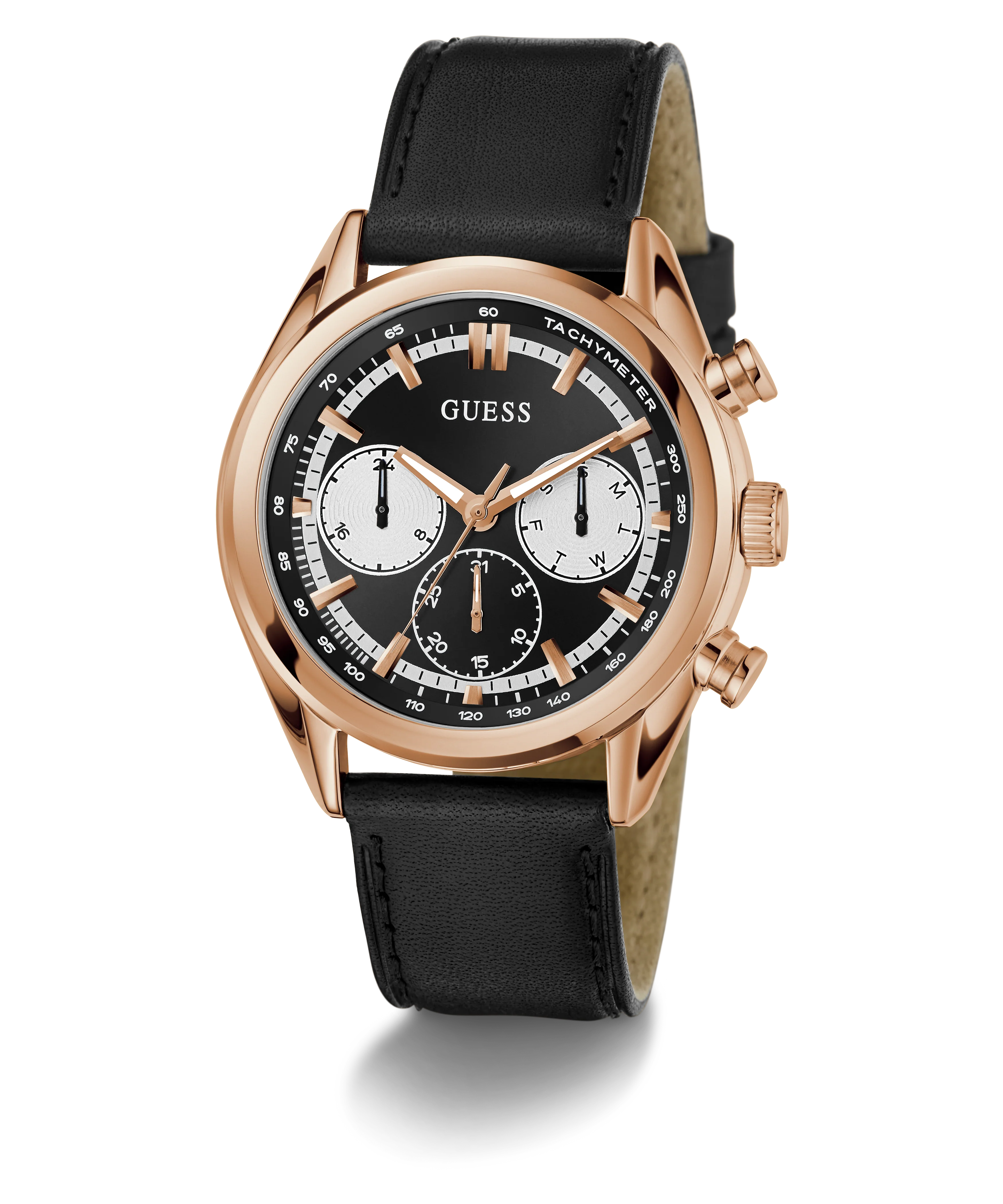 72-guess-mens-black-rose-gold-tone-multi-function-watch-1.webp GUESS Mens Black Rose Gold Tone Multi-function Watch