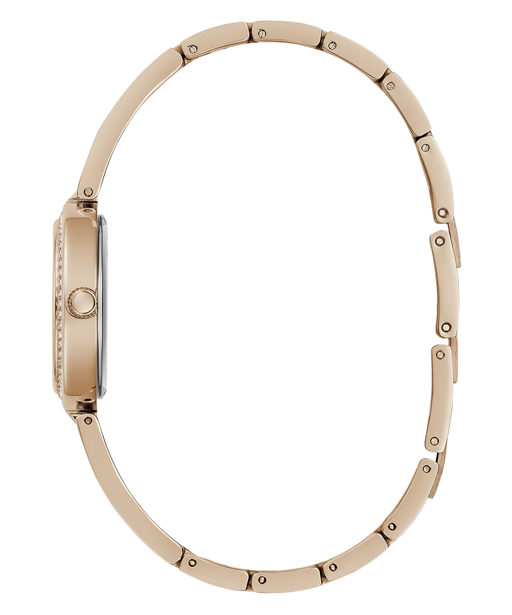 GUESS Ladies Rose Gold Tone Analog Watch
