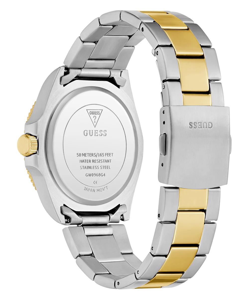 GUESS Mens 2-Tone Analog Watch