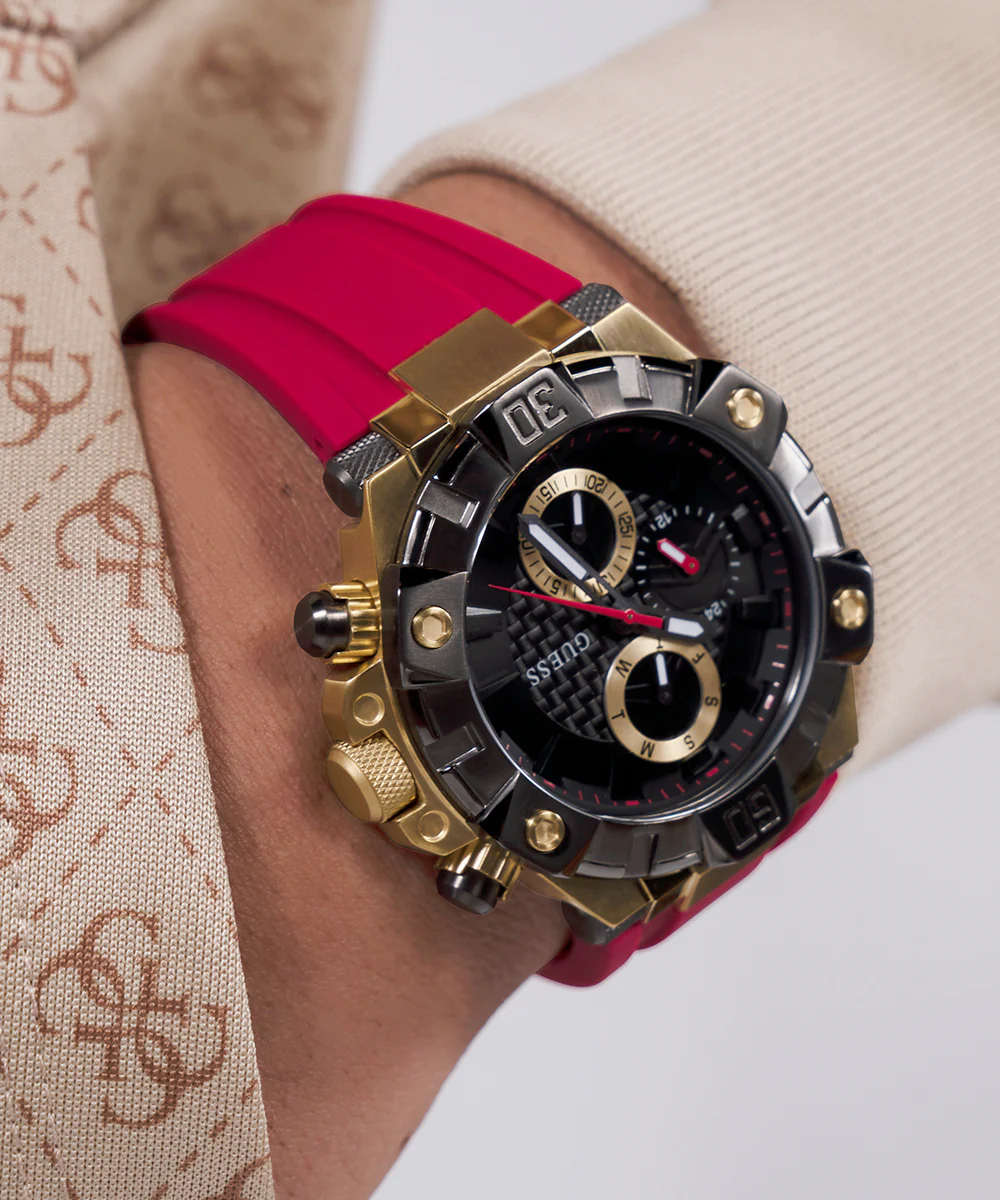 744-guess-mens-red-2-tone-multi-function-watch-3.webp GUESS Mens Red 2-Tone Multi-function Watch