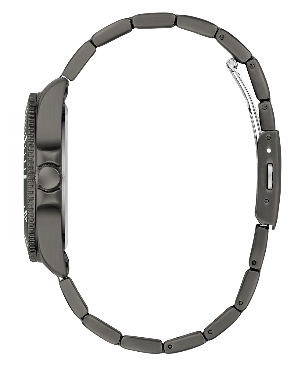 GUESS Mens Gunmetal Analog Watch