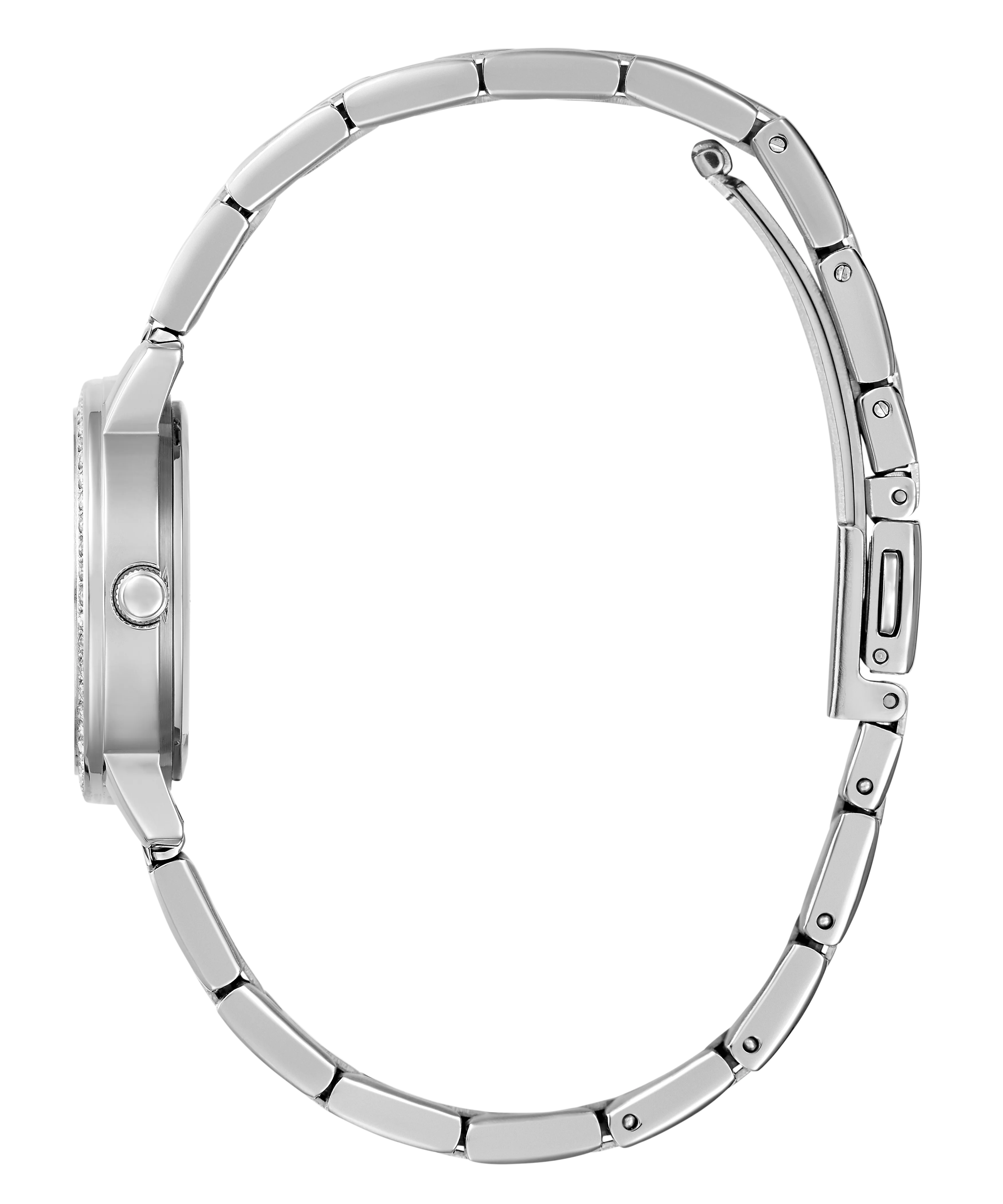 GUESS Ladies Silver Tone Analog Watch Gift Set