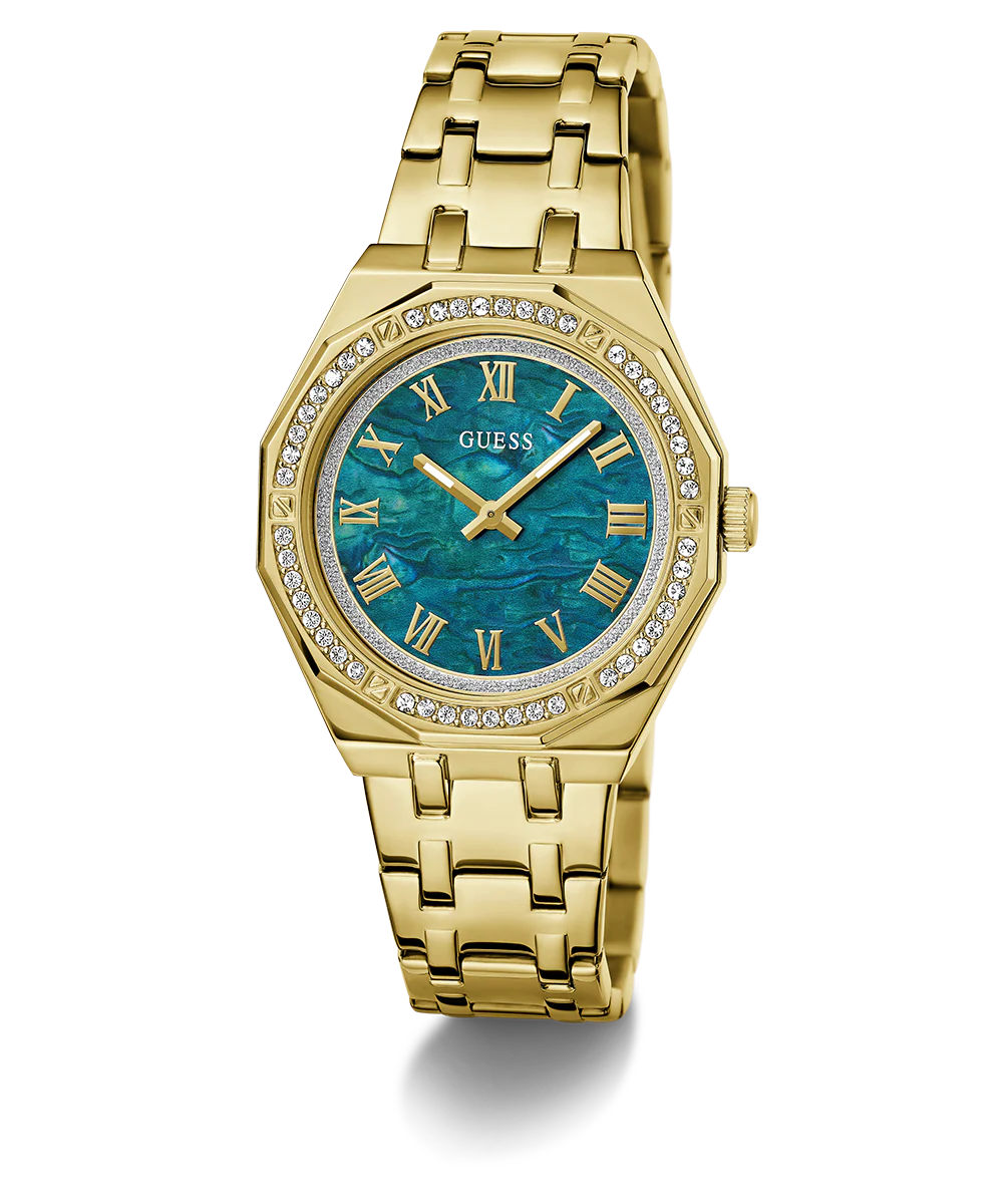 GUESS Ladies Gold Tone Analog Watch