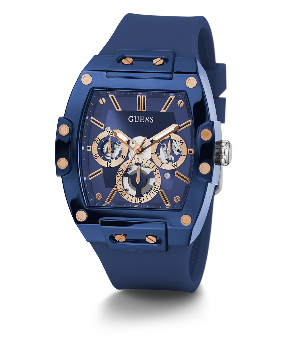 GUESS Mens Blue Multi-function Watch