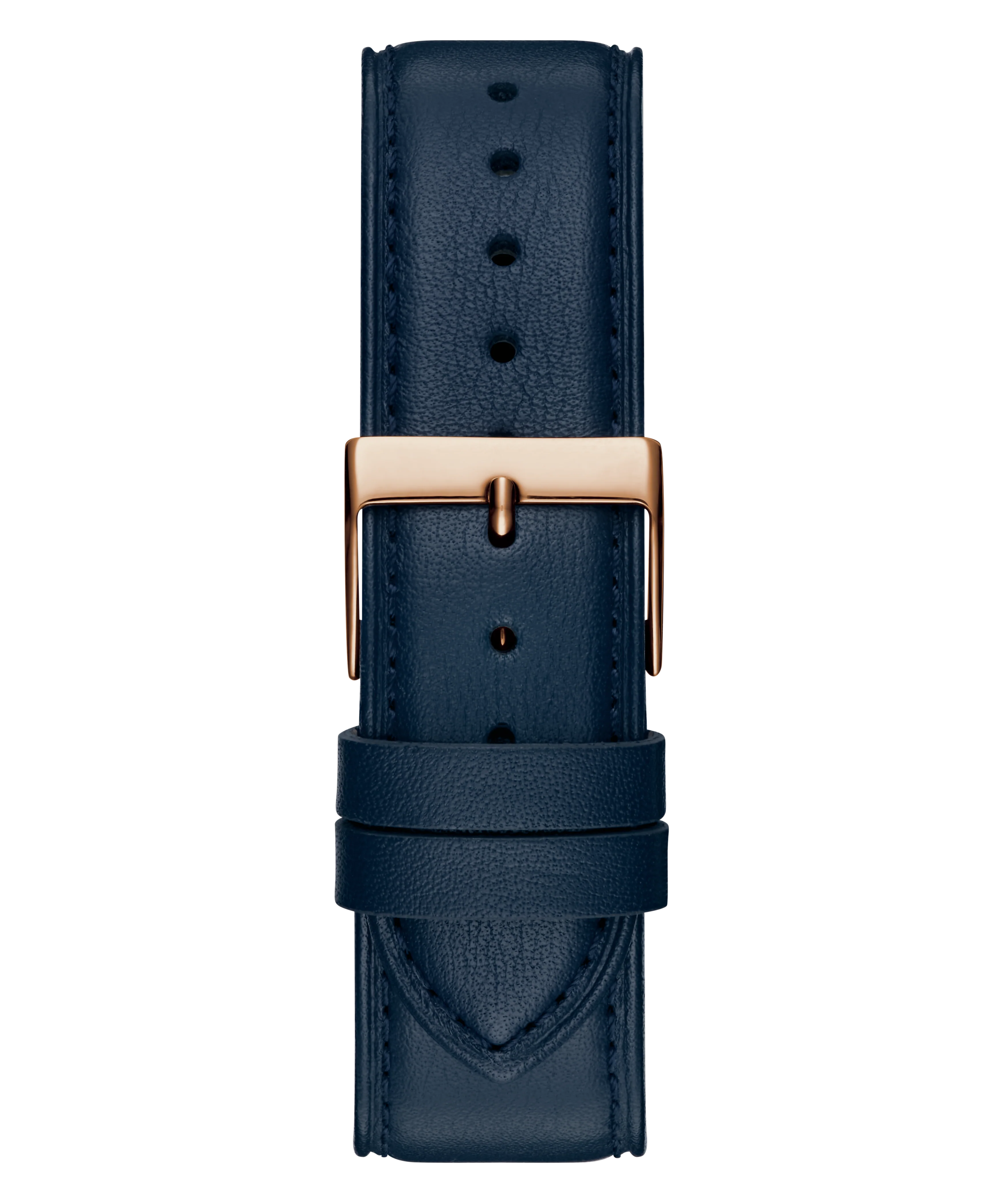 GUESS Mens Navy Rose Gold Tone Analog Watch