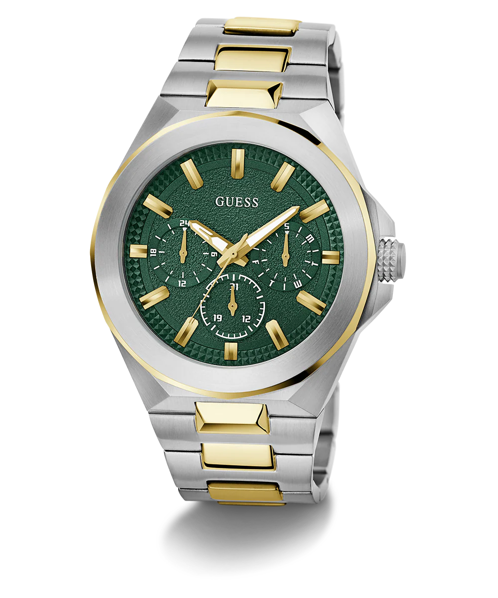 GUESS Mens 2-Tone Multi-function Watch
