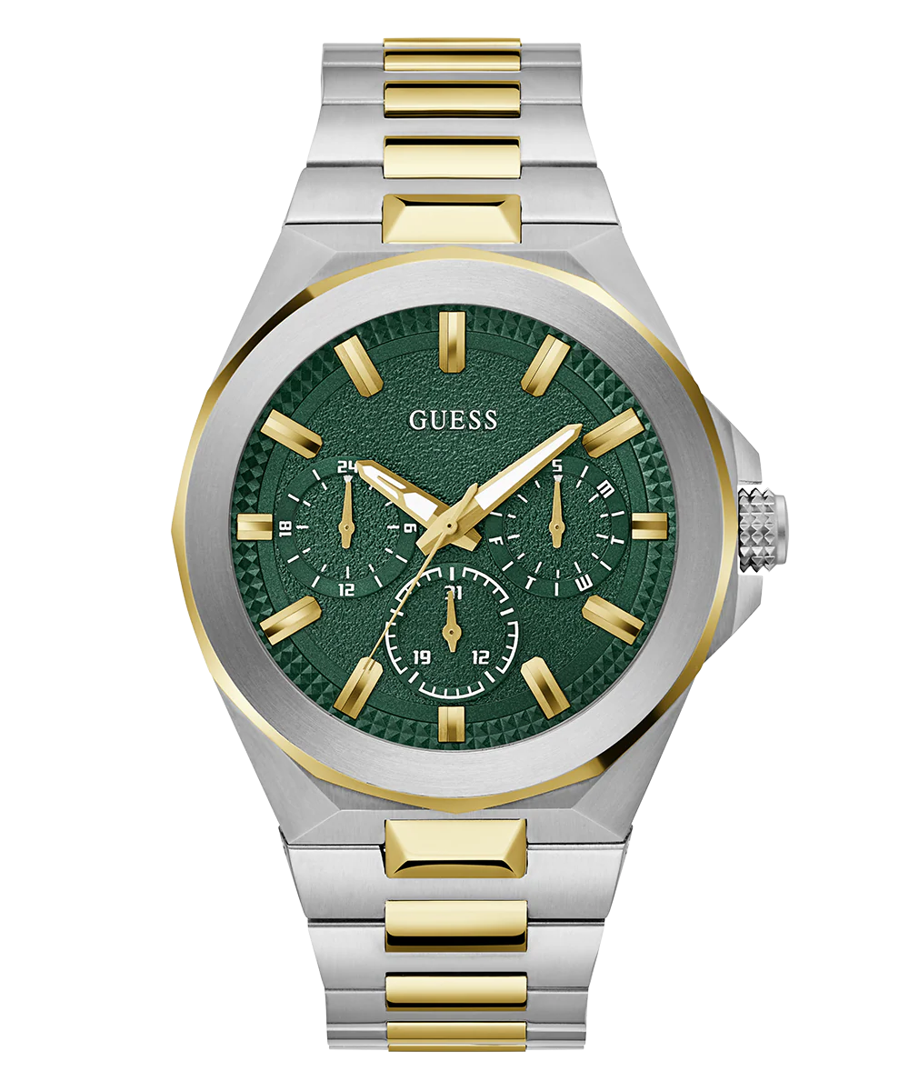 GUESS Mens 2-Tone Multi-function Watch