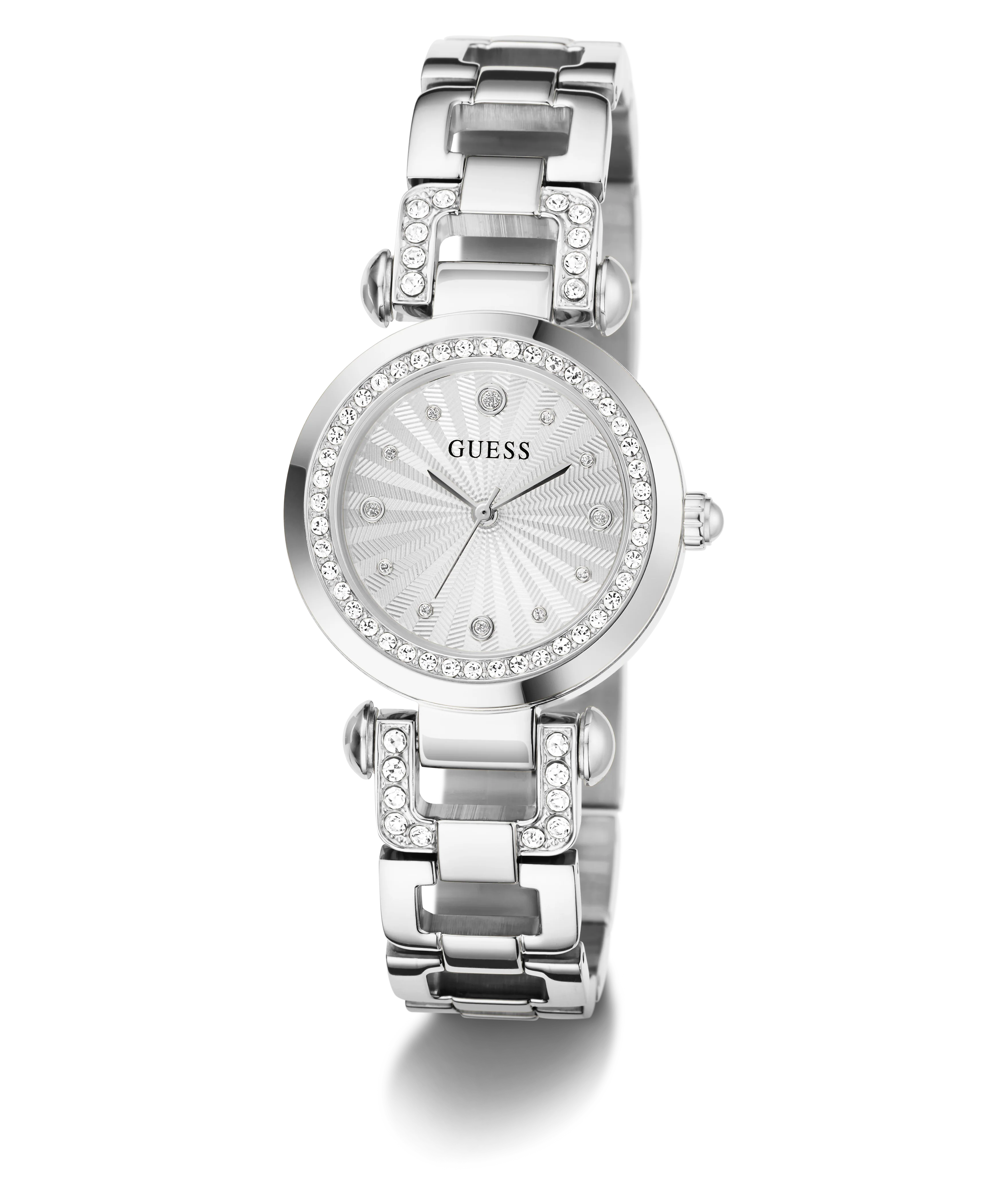 GUESS Ginger Ladies Silver Tone Analog Watch