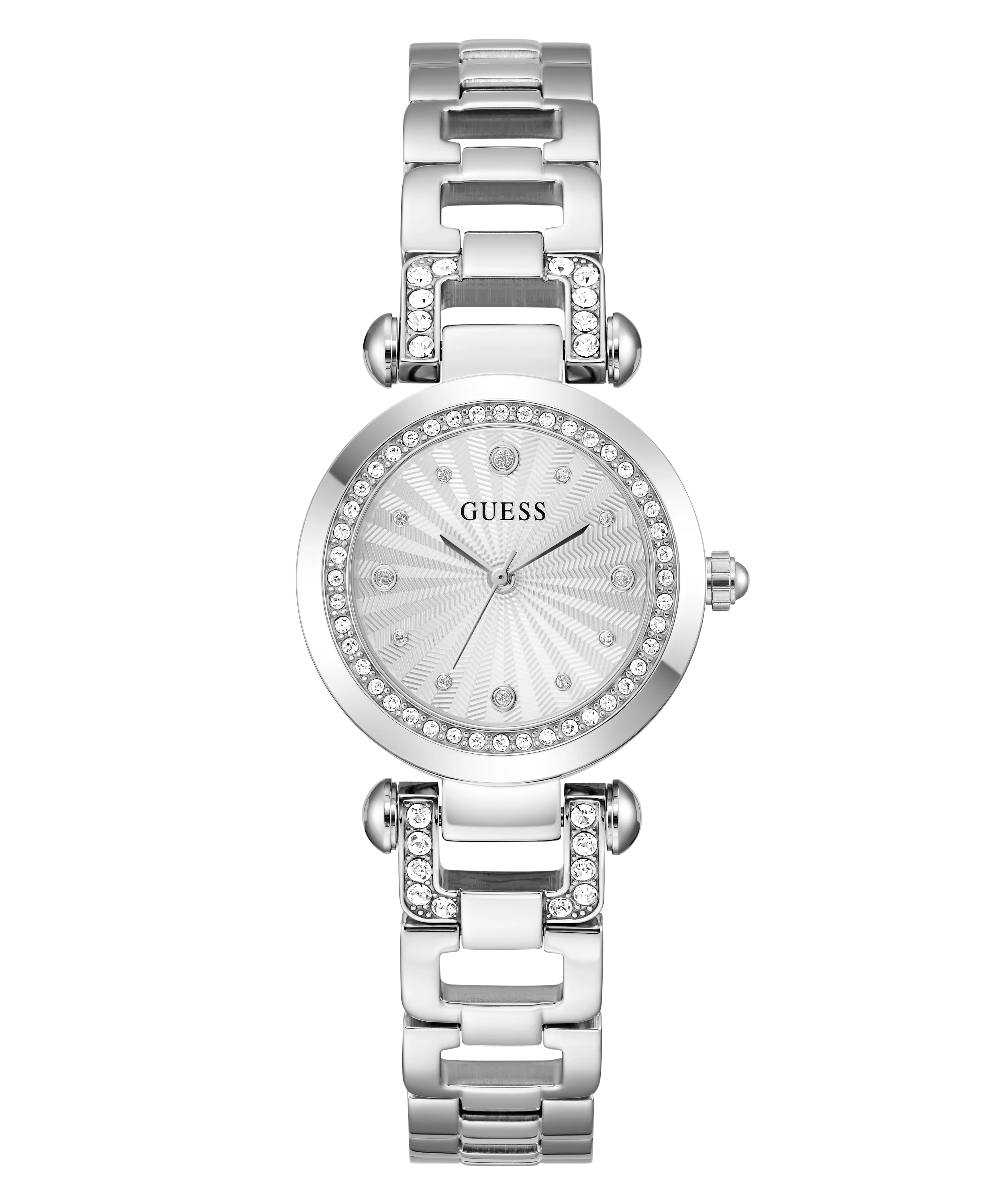 GUESS Ginger Ladies Silver Tone Analog Watch
