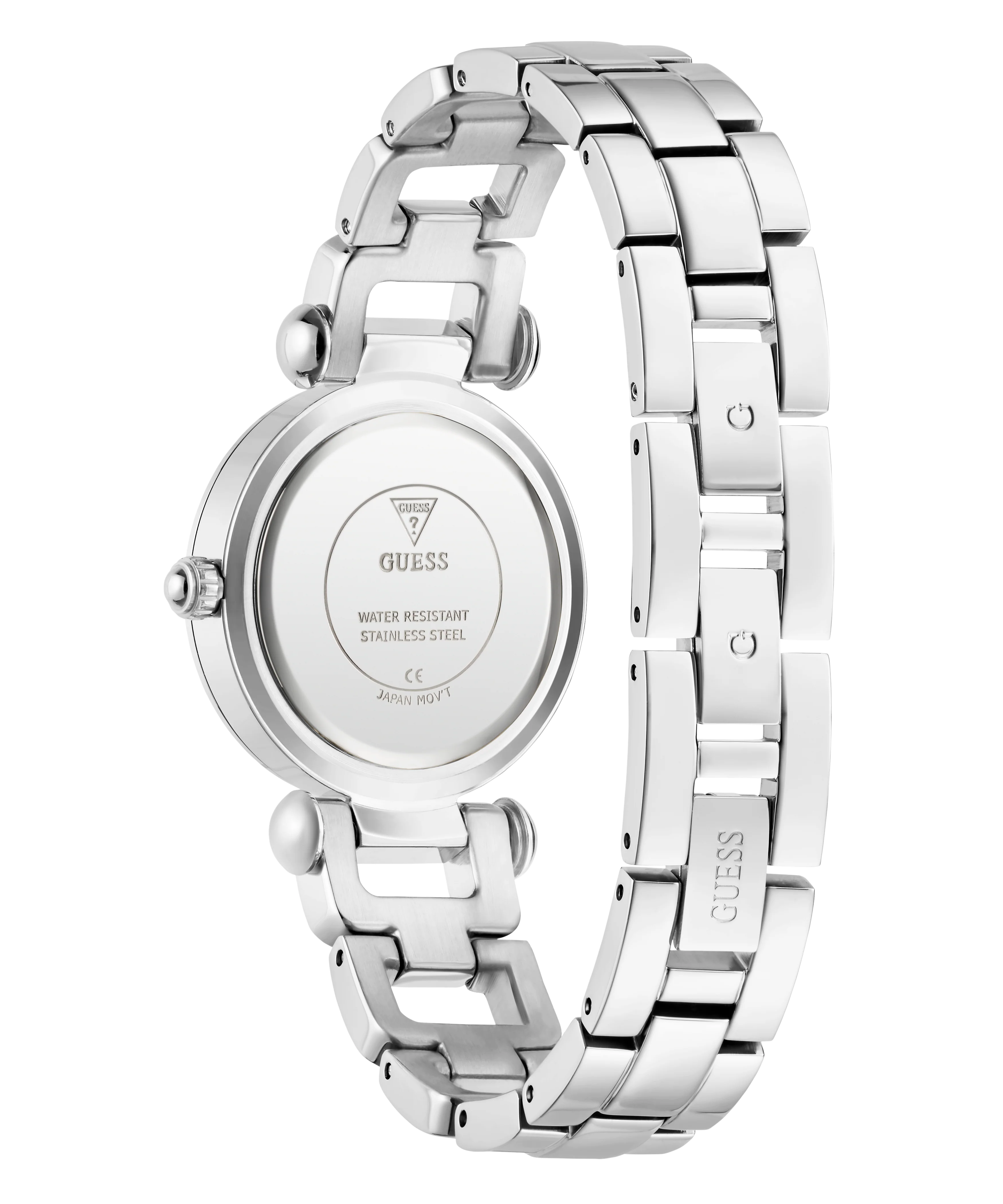 GUESS Ginger Ladies Silver Tone Analog Watch