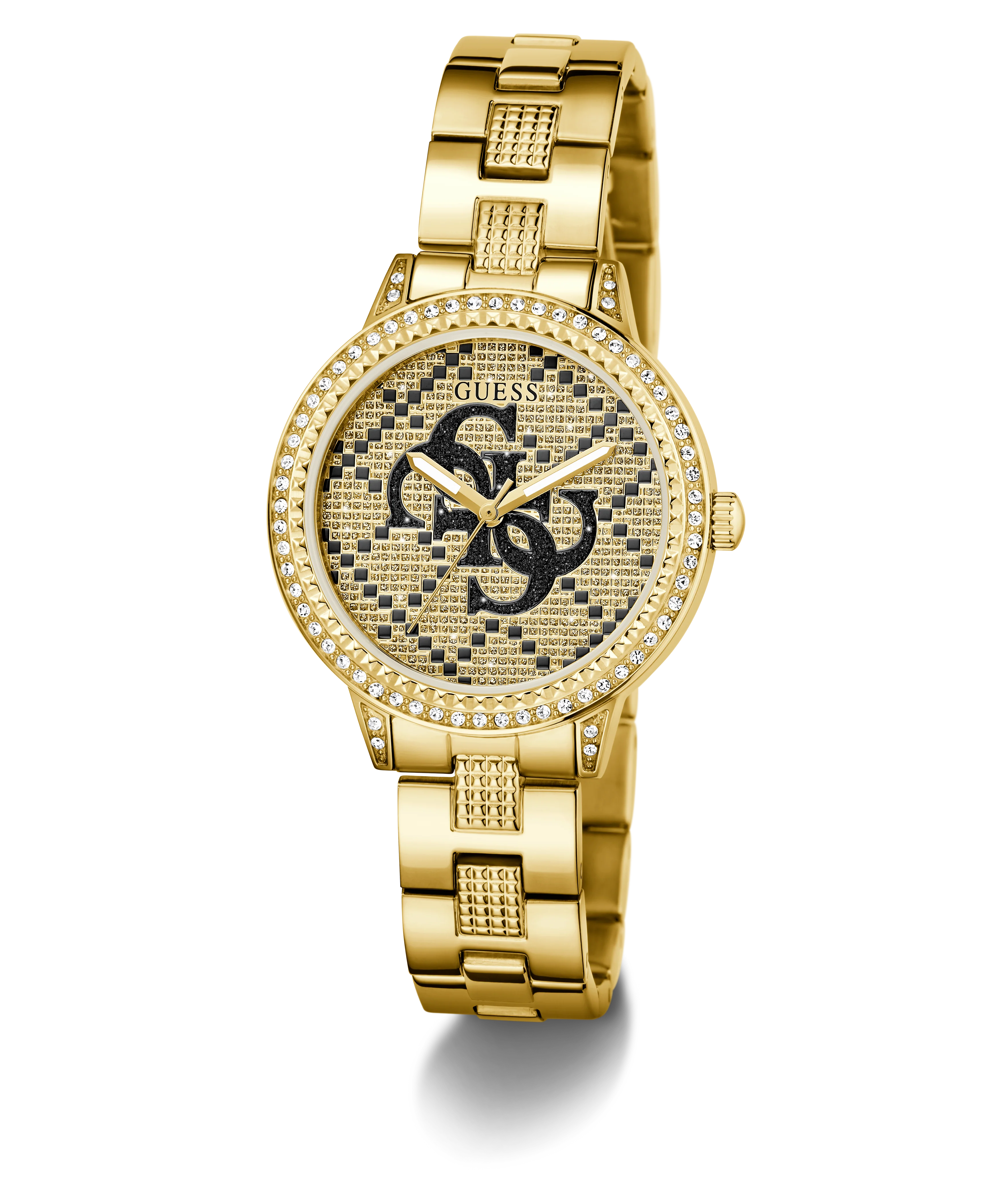 GUESS Ladies Gold Tone Analog Watch