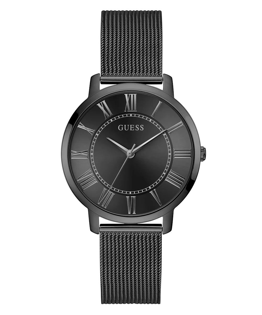 GUESS Mens Black Analog Watch