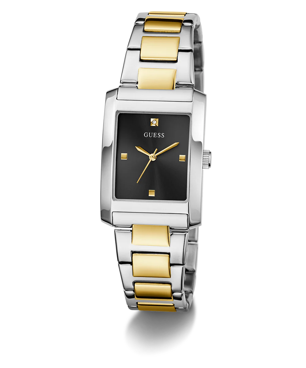 GUESS Ladies 2-Tone Silver Tone Analog Watch