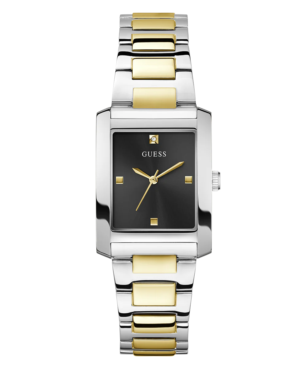 GUESS Ladies 2-Tone Silver Tone Analog Watch