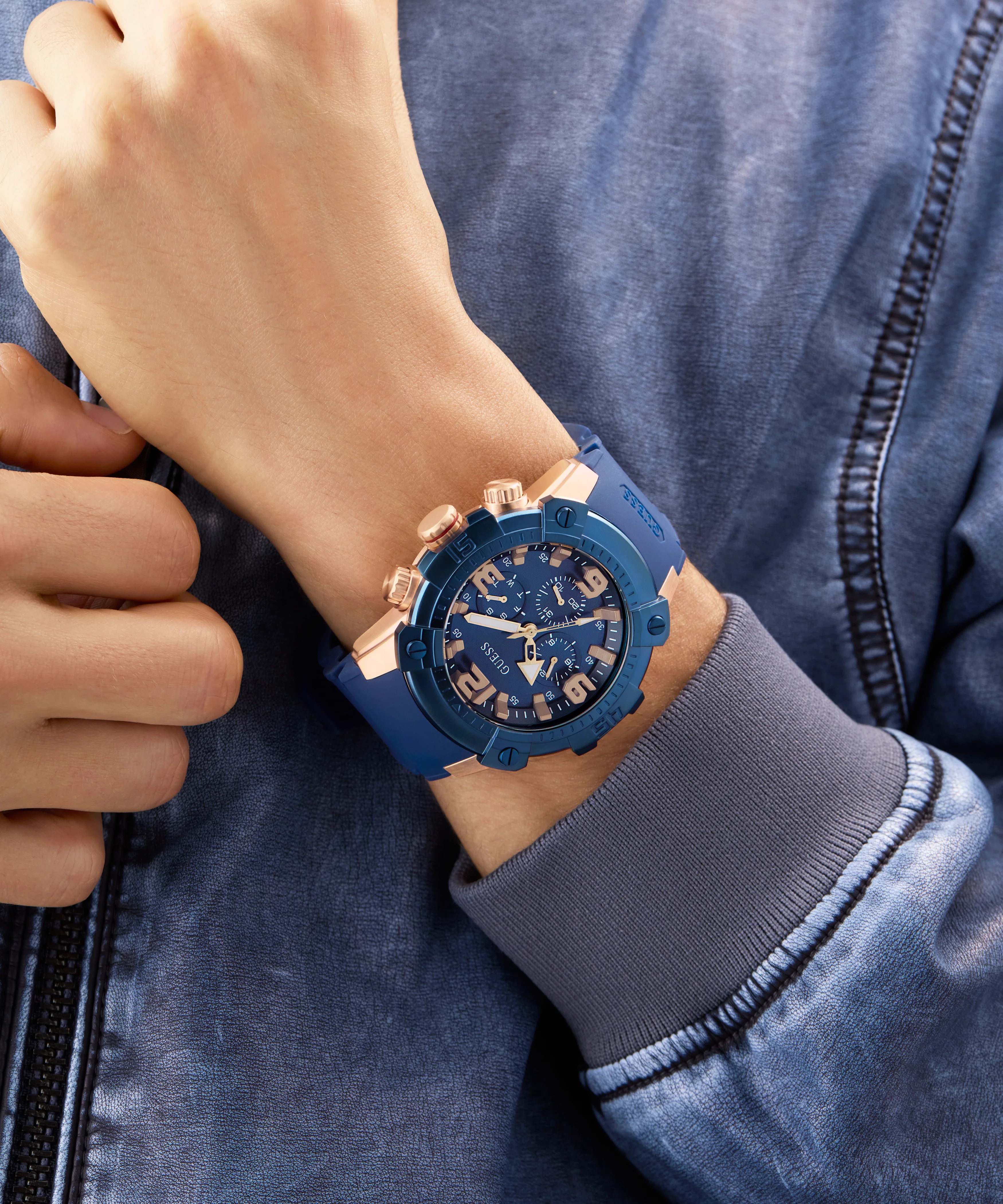 782-guess-mens-blue-2-tone-multi-function-watch-3.webp GUESS Mens Blue 2-Tone Multi-function Watch