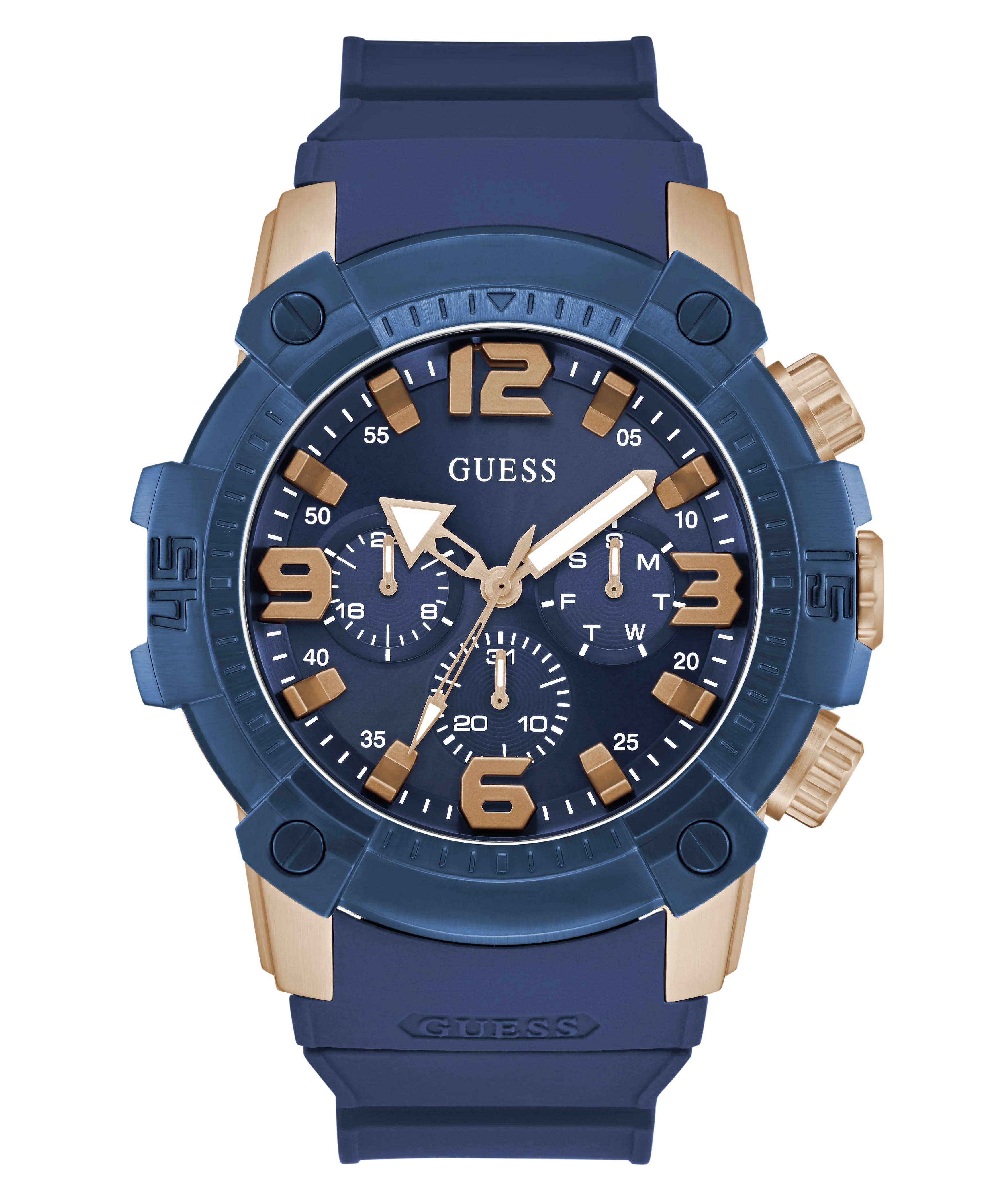 782-guess-mens-blue-2-tone-multi-function-watch-4.webp GUESS Mens Blue 2-Tone Multi-function Watch