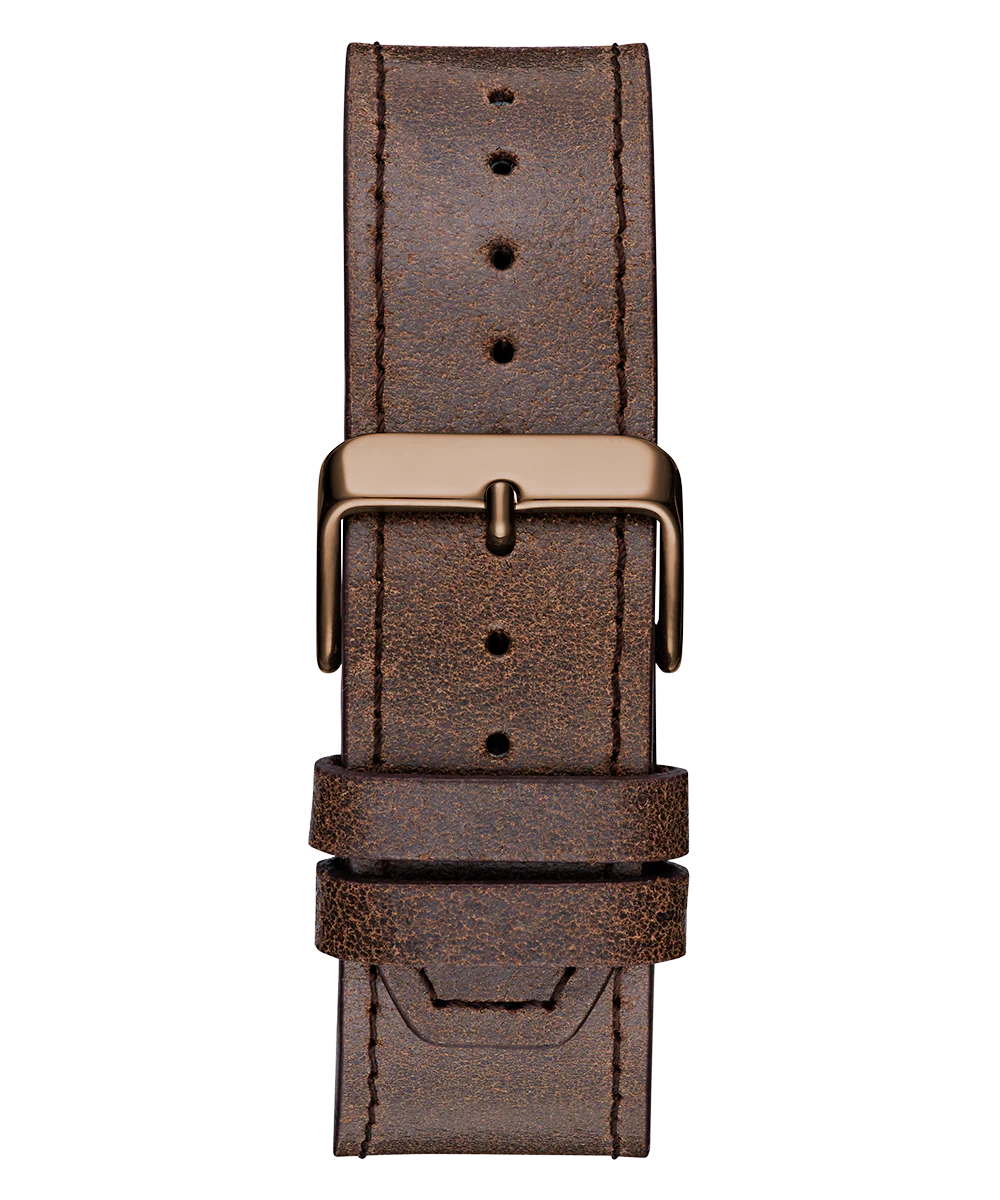 GUESS Mens Brown Coffee Multi-function Watch