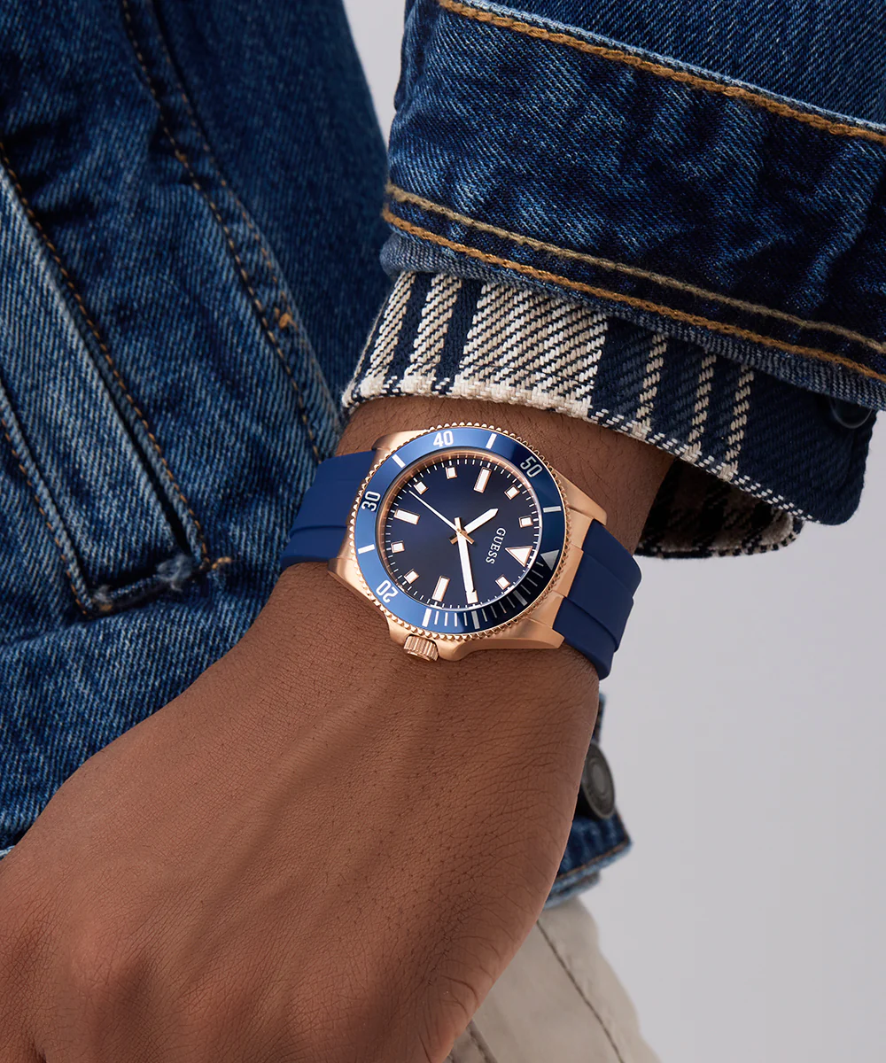 796-guess-mens-blue-rose-gold-tone-analog-watch-4.webp GUESS Mens Blue Rose Gold Tone Analog Watch