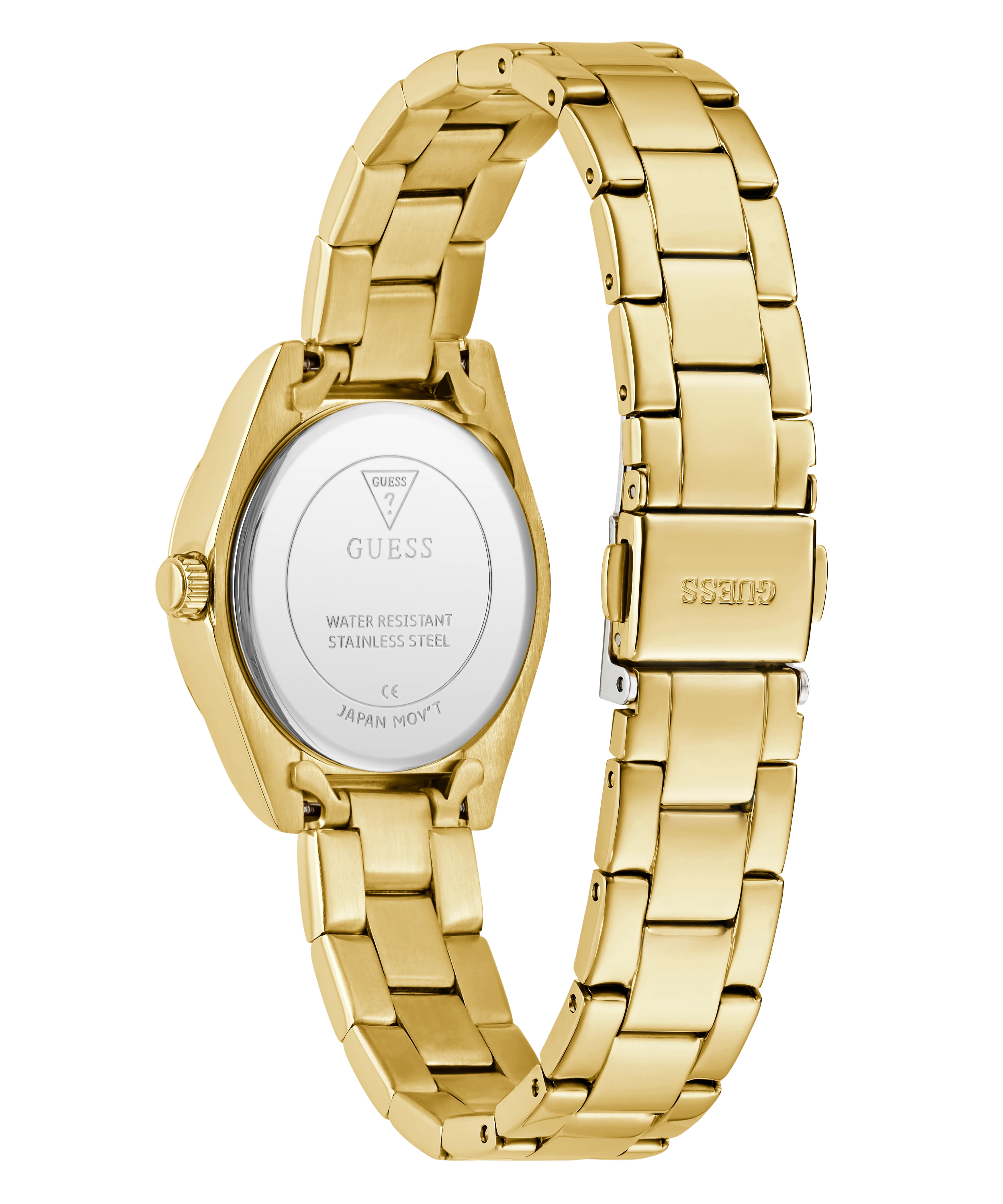 GUESS Mini Luna Ladies Gold Tone Analog Watch