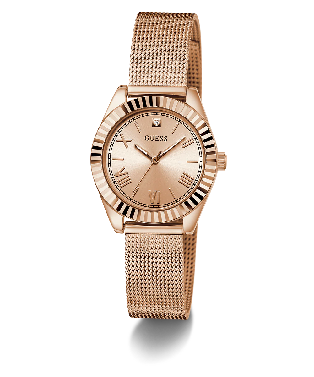 GUESS Mini Luna Ladies Rose Gold Tone Analog Watch