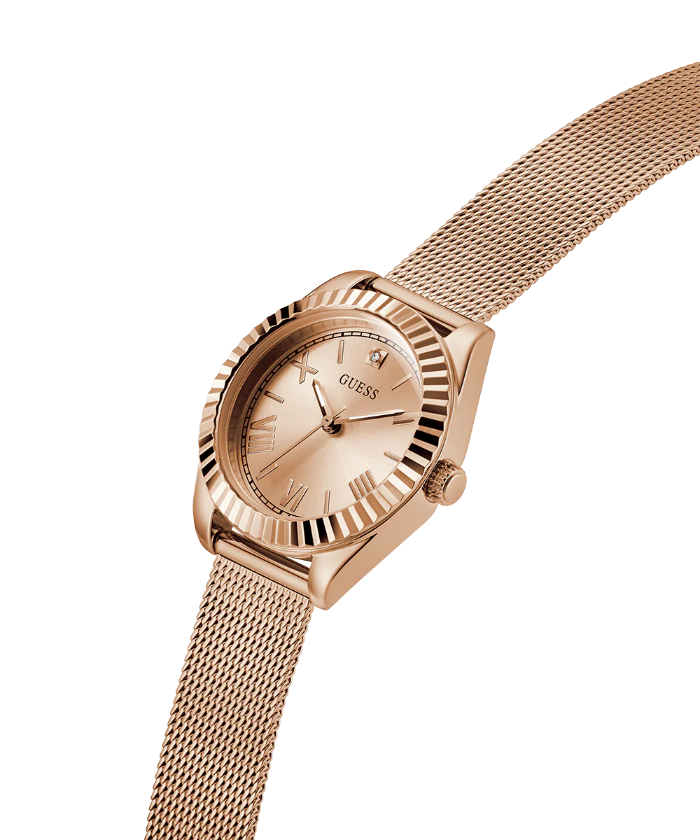 GUESS Mini Luna Ladies Rose Gold Tone Analog Watch