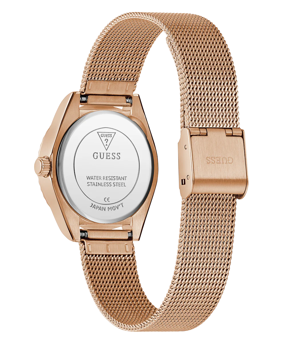 GUESS Mini Luna Ladies Rose Gold Tone Analog Watch